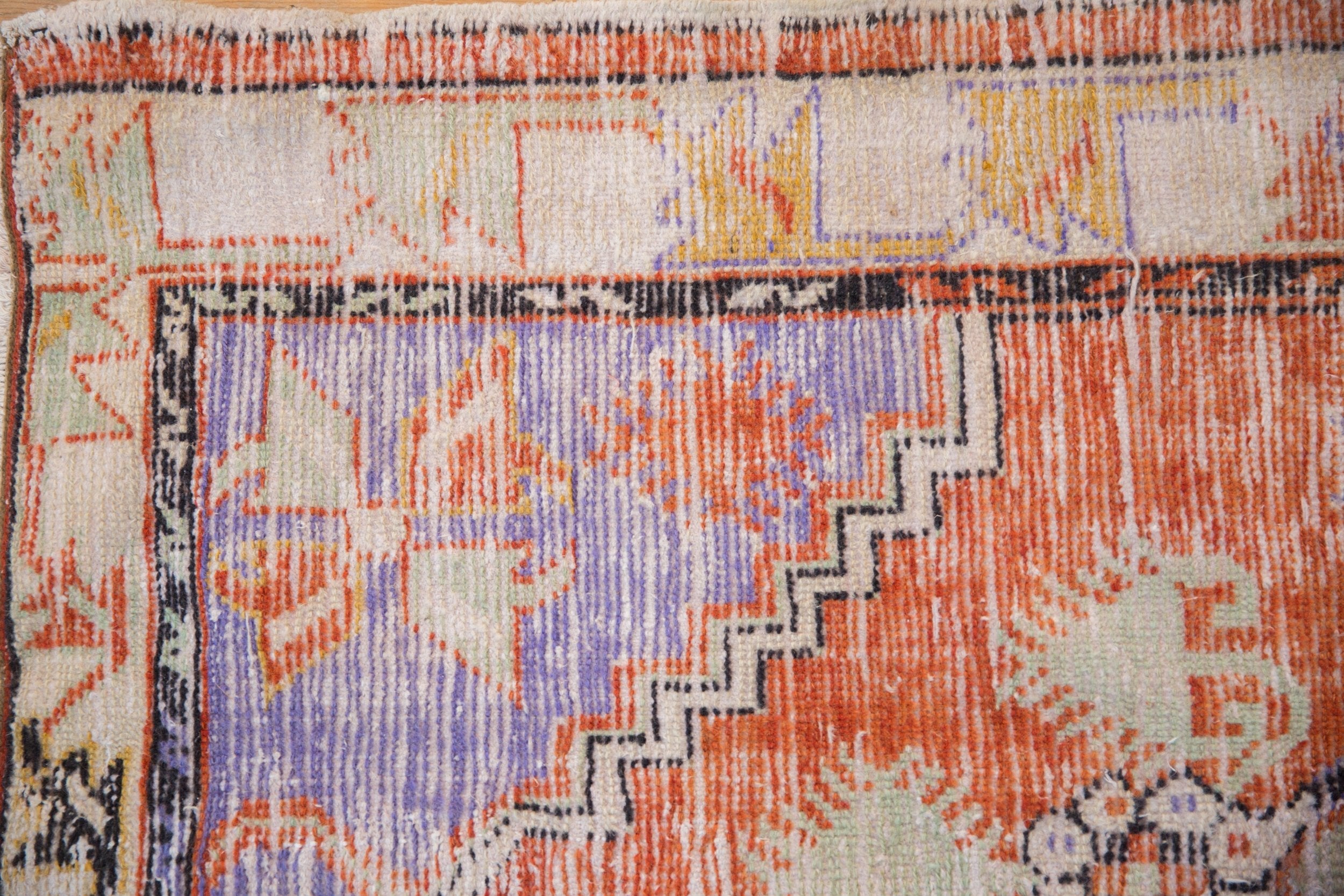 3x6 Vintage Distressed Oushak Rug Runner by Old New House® - product image 10 for Resin Society