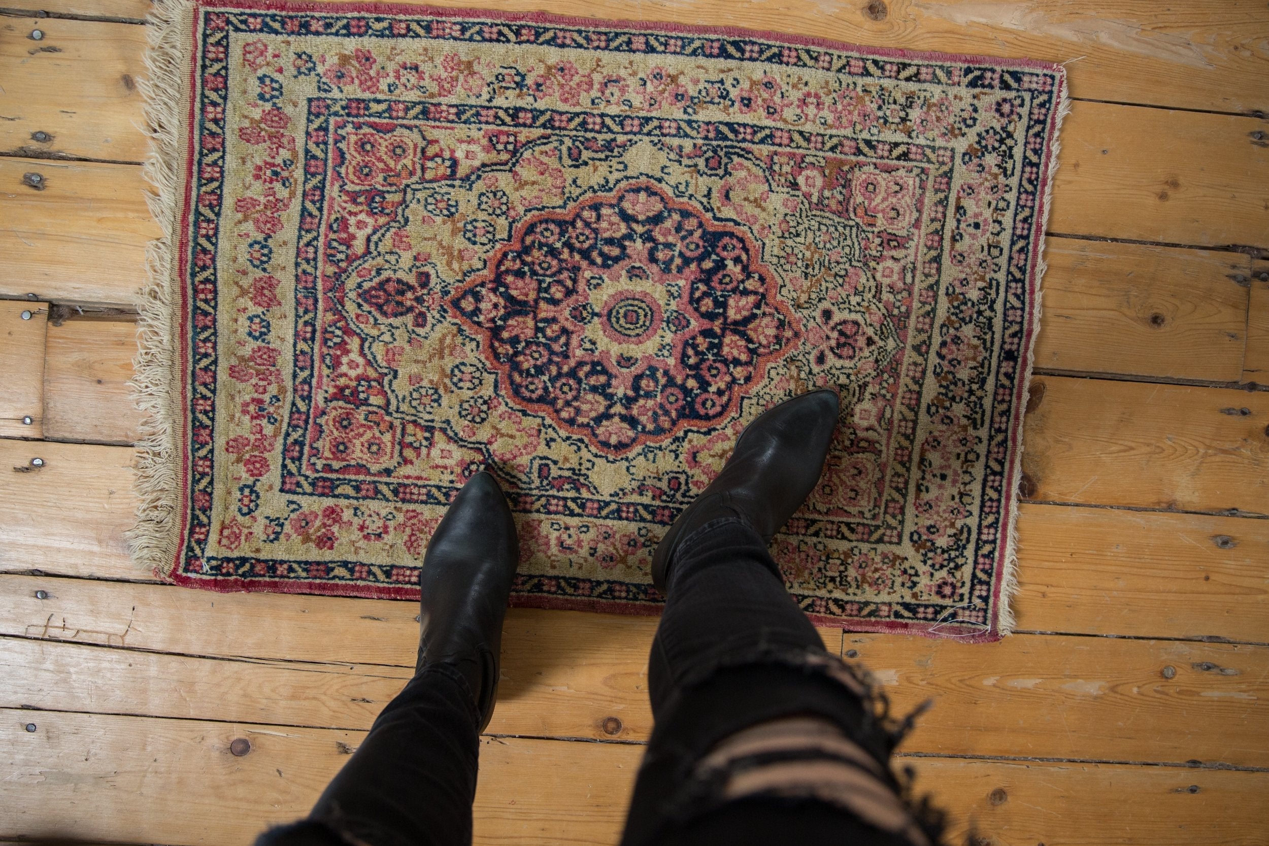 2x3 Antique Kerman Rug Mat by Old New House® - product image 2 for Resin Society
