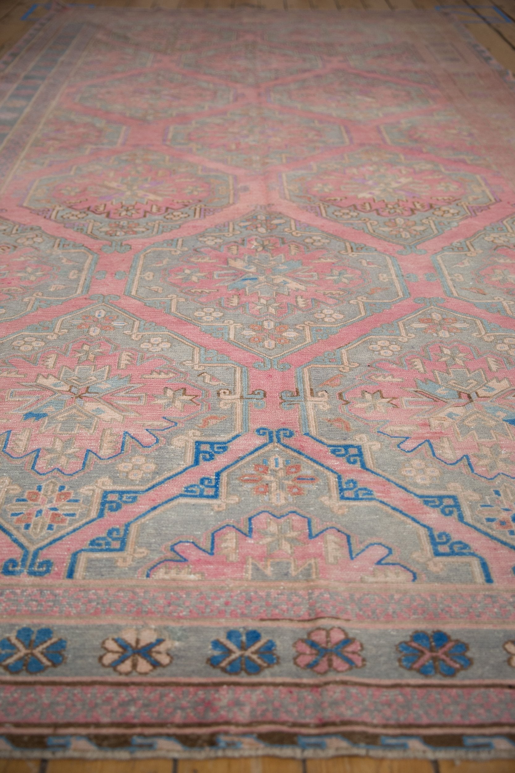 6.5x12.5 Vintage Distressed Soumac Rug Runner by Old New House® - product image 6 for Resin Society