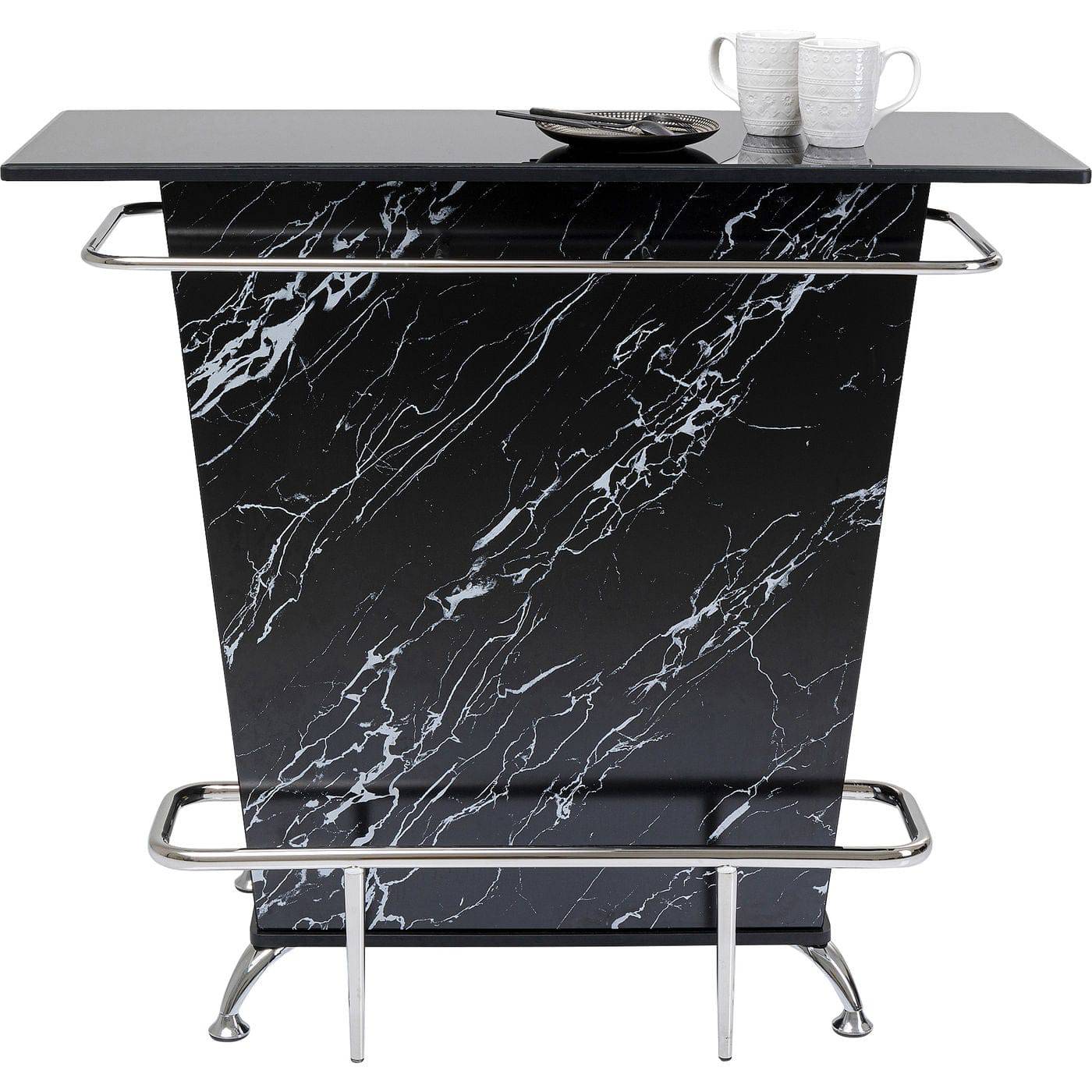 Bar Lady Rock Marble Look Black