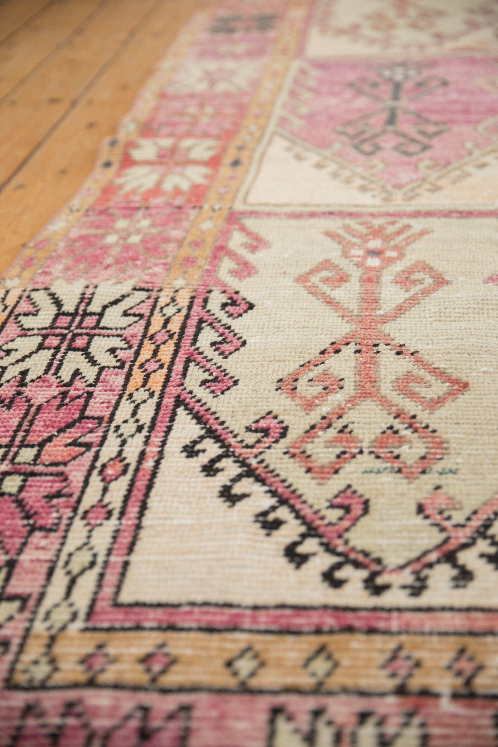 4.5x11.5 Vintage Distressed Oushak Rug Runner by Old New House® - product image 4 for Resin Society