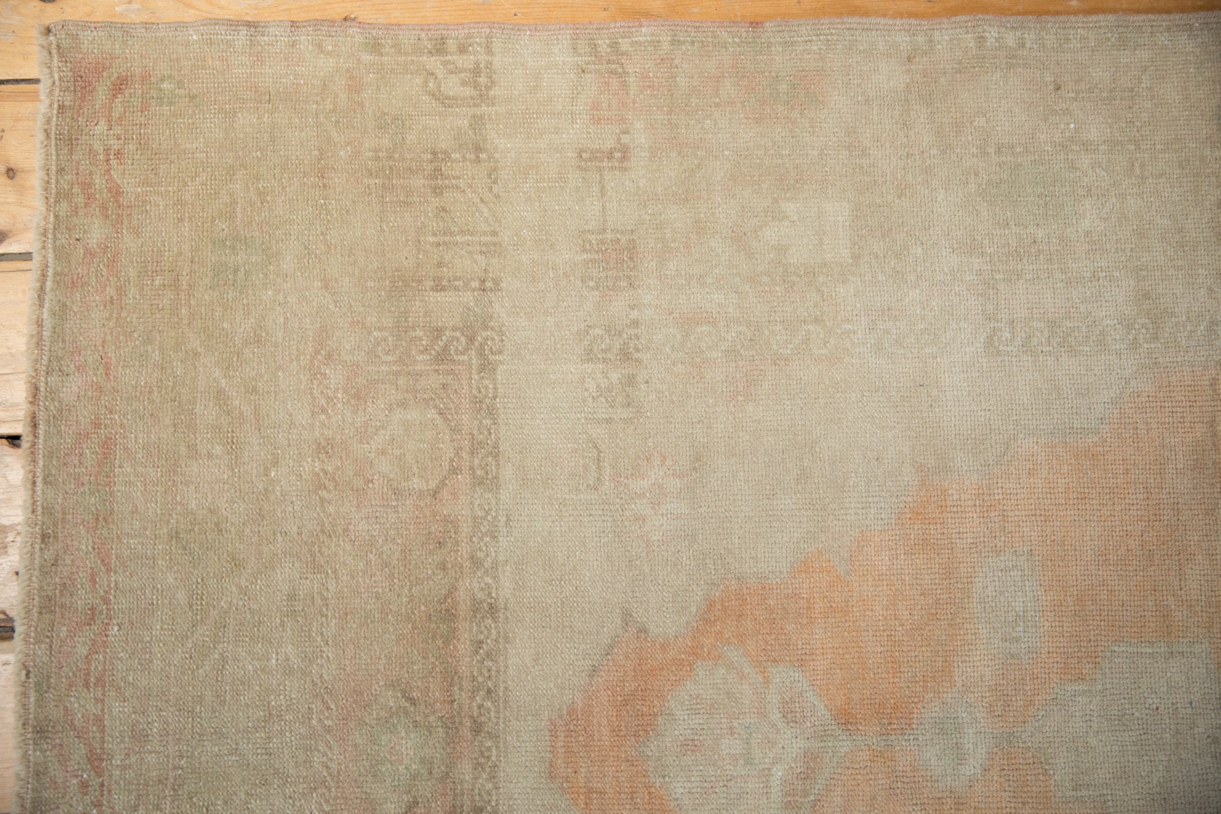 4x8.5 Vintage Distressed Oushak Rug Runner by Old New House® - product image 3 for Resin Society