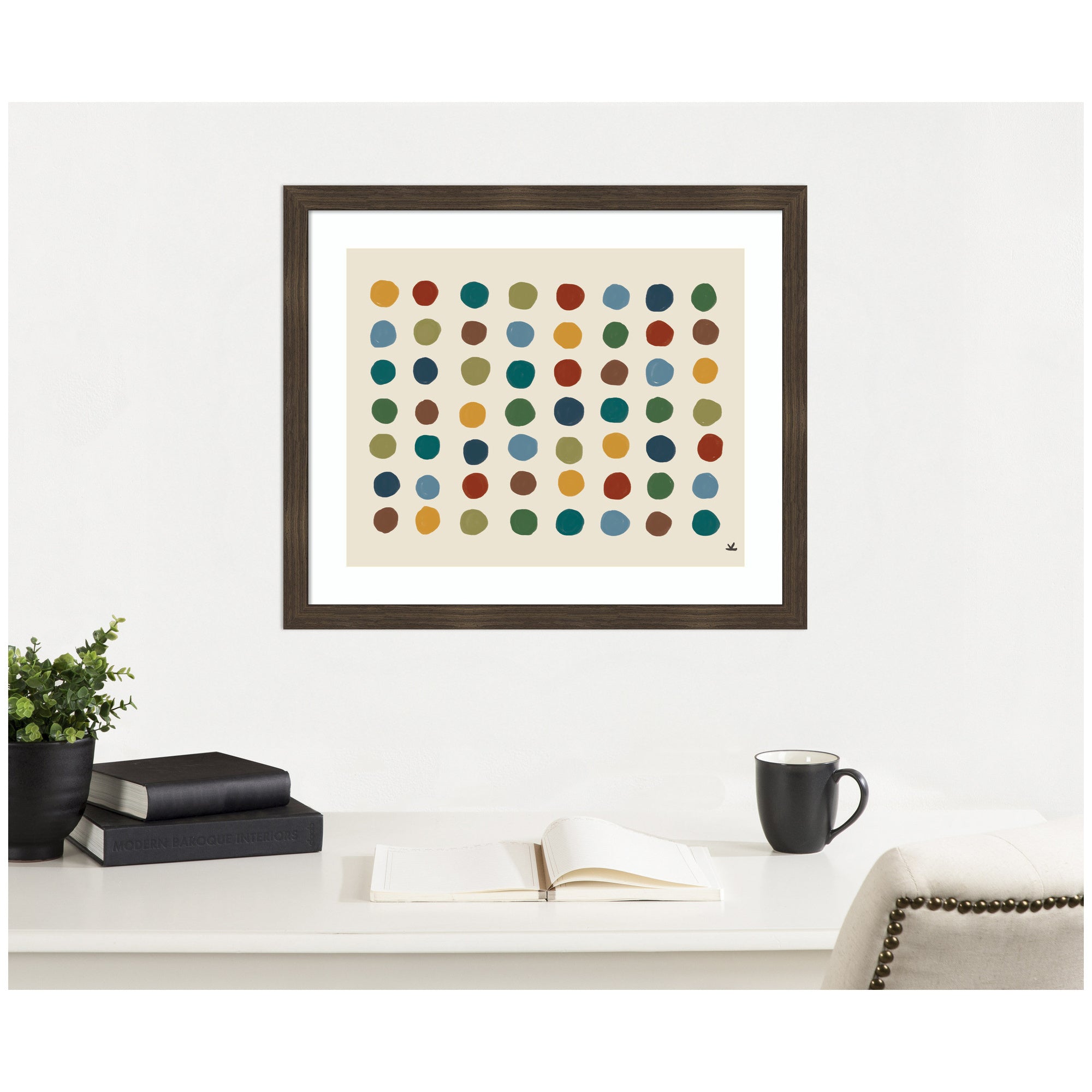 Meditation No.
3b by Kelly Knaga Framed Wall Art Print