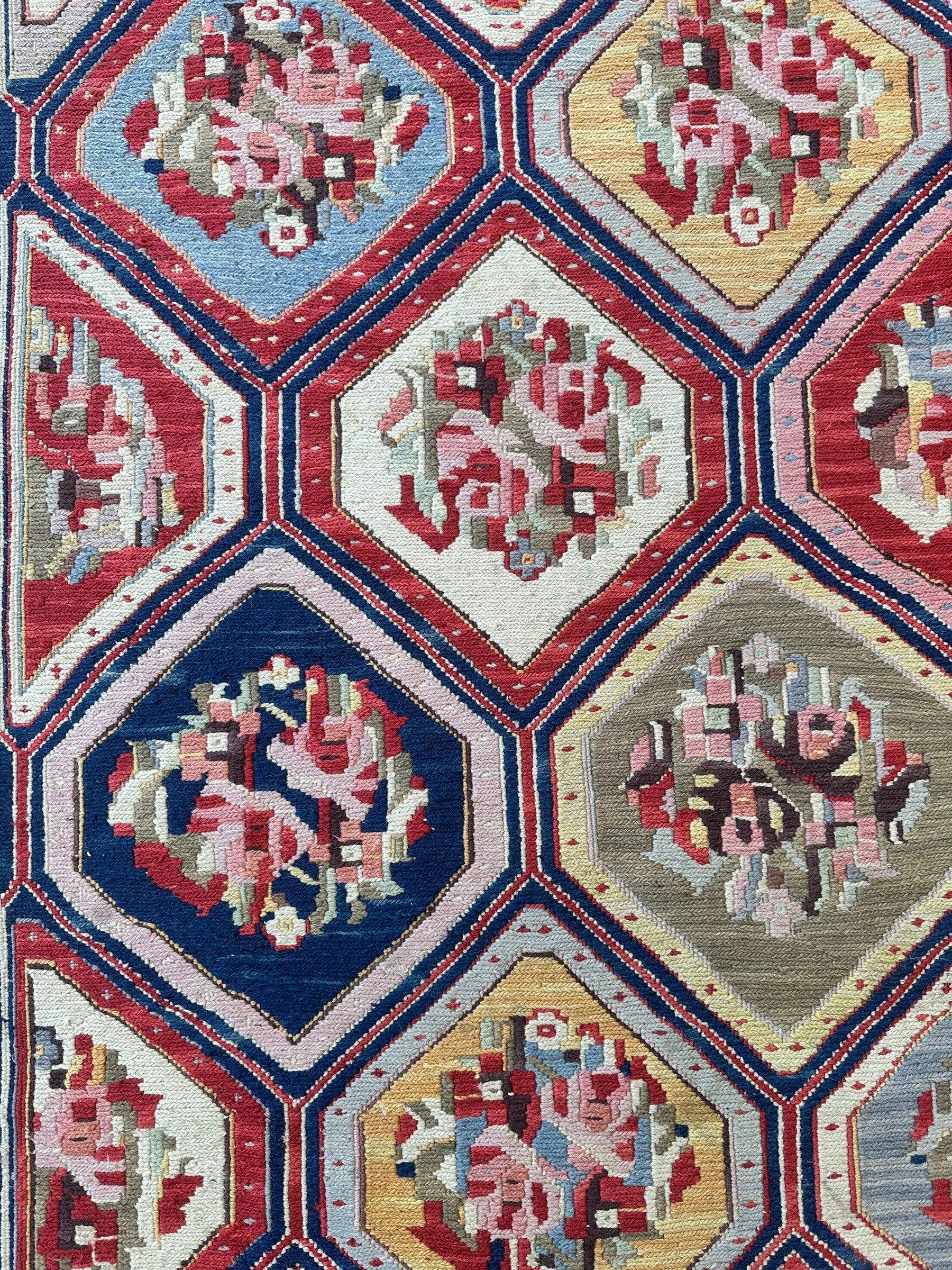 Handwoven Nourison Soumak SK43 Multicolor Area Rug – 7'8" x 9'11" – by Rugistan - product image 4 for Resin Society