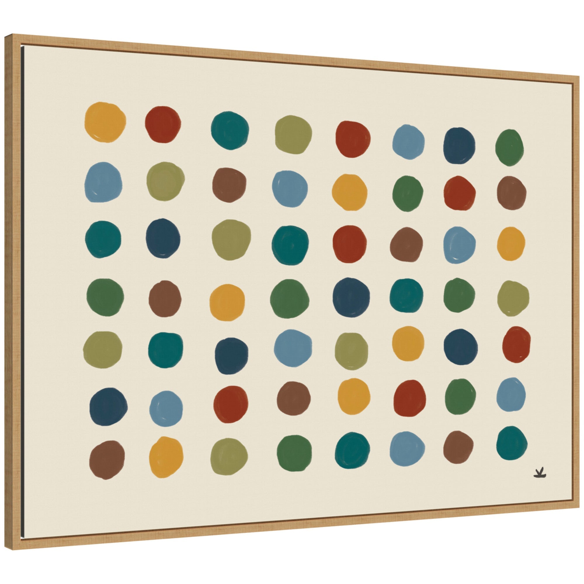 Meditation No.
3b by Kelly Knaga Framed Canvas Wall Art Print