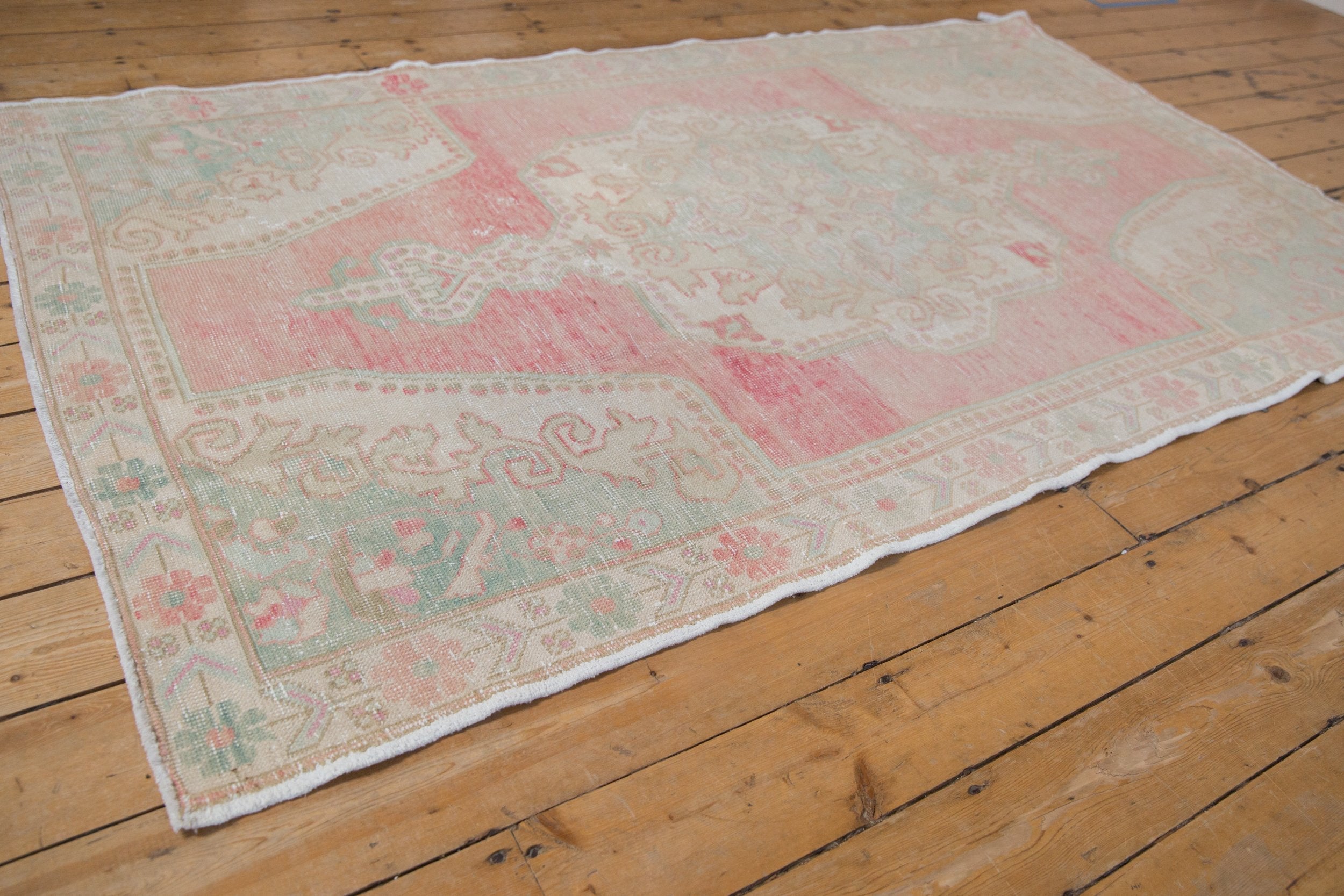 4.5x8 Vintage Distressed Oushak Rug Runner by Old New House® - product image 5 for Resin Society