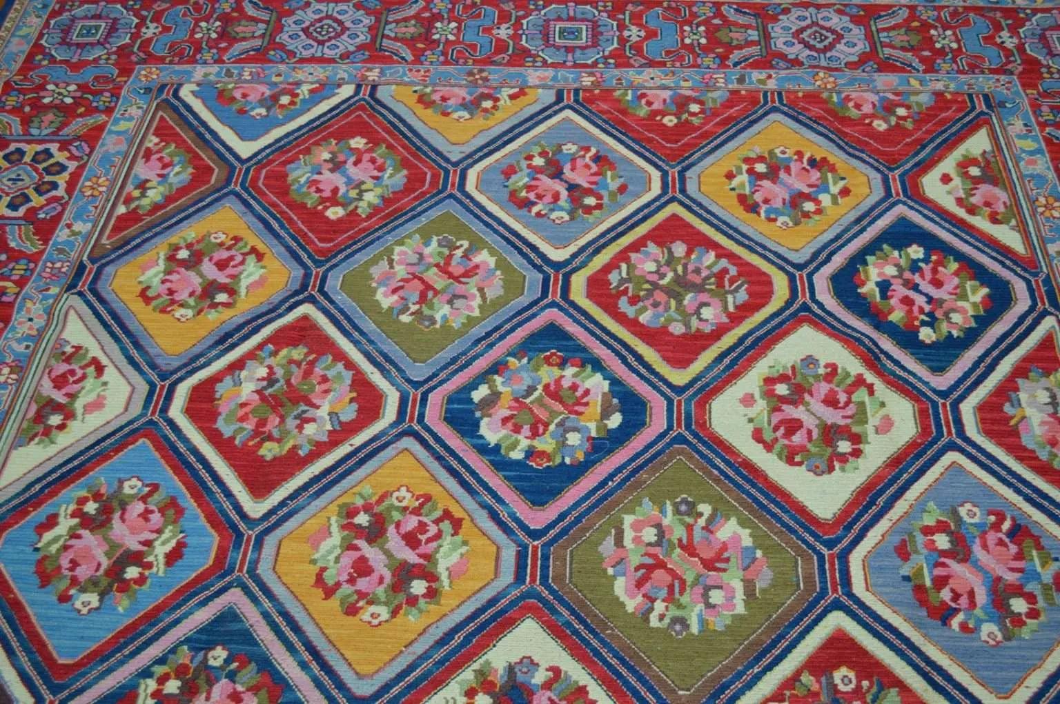 Handwoven Nourison Soumak SK43 Multicolor Area Rug – 8'5" x 11'7" – by Rugistan - product image 9 for Resin Society