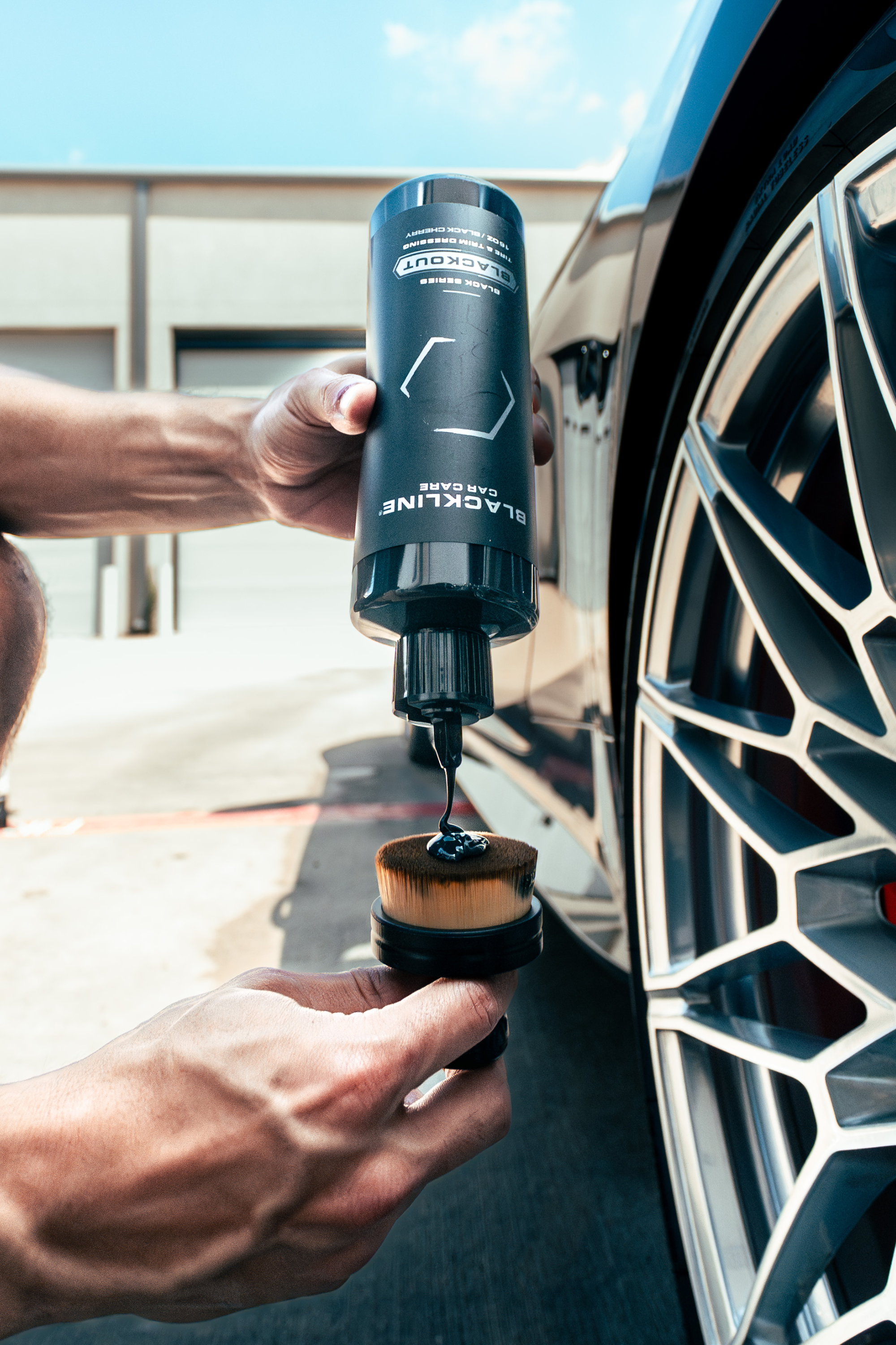 BLACKLINE® BLACKOUT TRIM & TIRE DRESSING by Blackline Car Care - product image 5 for Resin Society