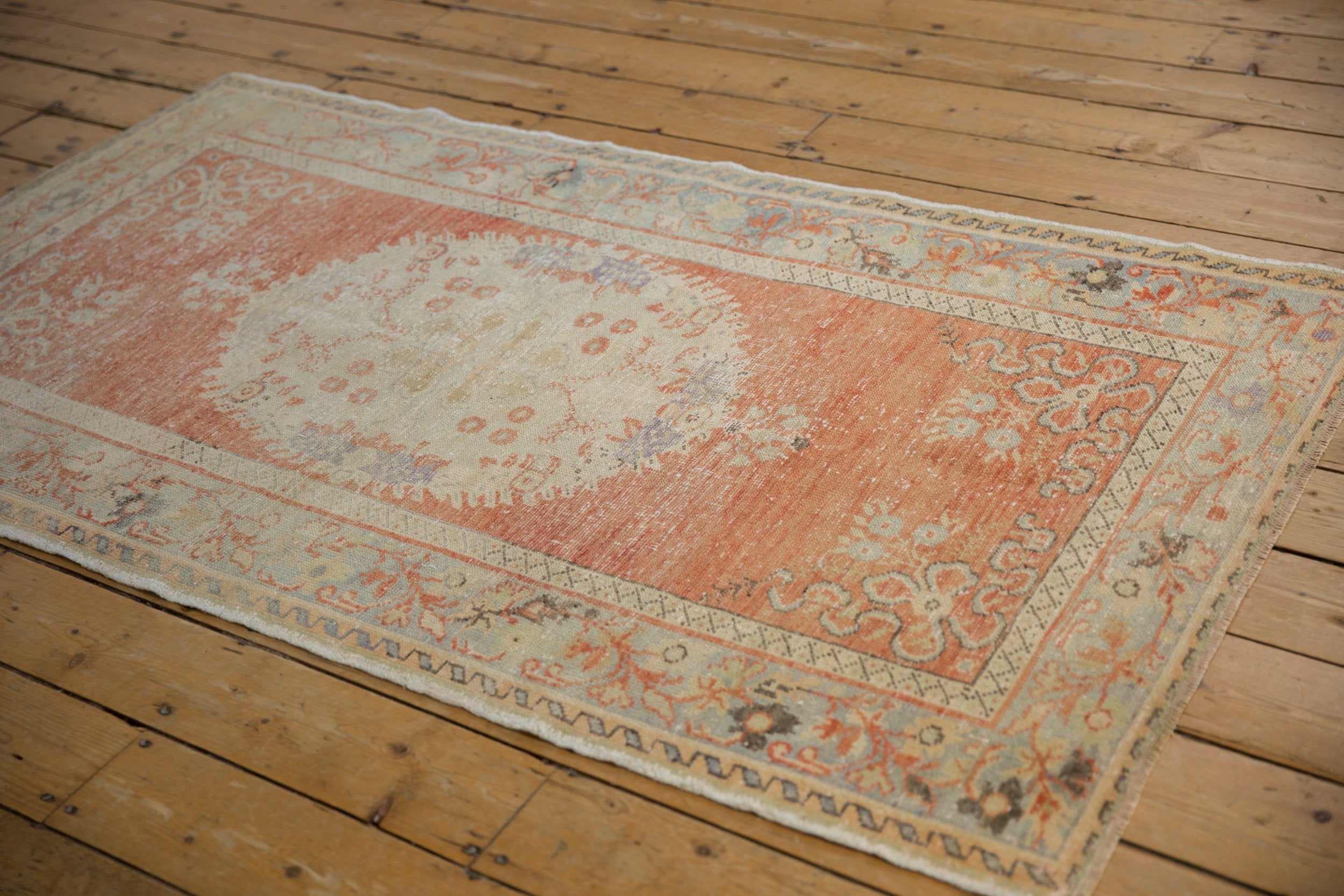 3.5x6.5 Vintage Distressed Oushak Rug by Old New House® - product image 4 for Resin Society