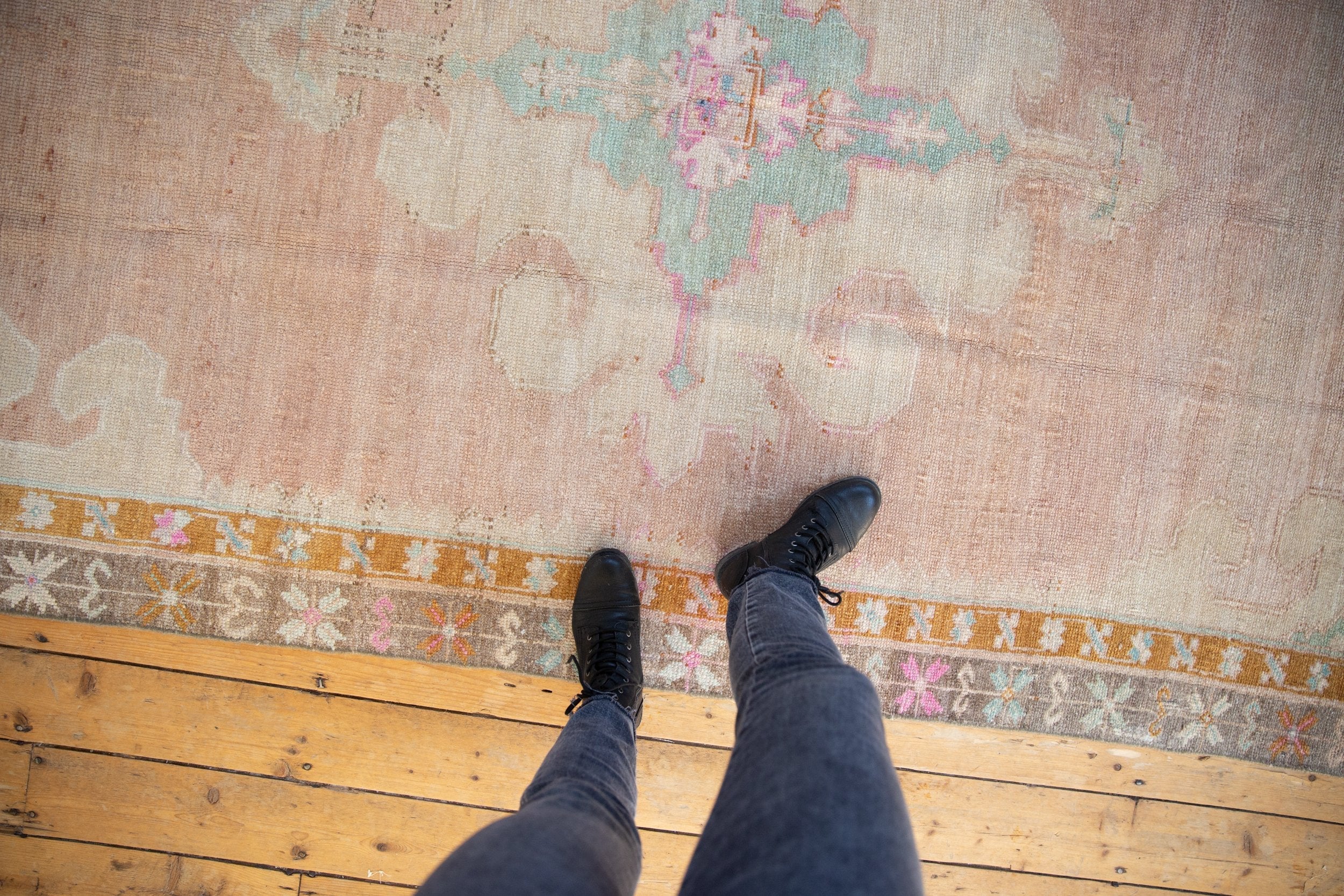 5.5x10.5 Vintage Distressed Kars Carpet by Old New House® - product image 2 for Resin Society