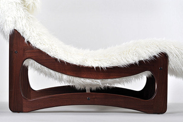 Chaise Lounge – Mongolian Fur by Enrico Bartolini - product image 2 for Resin Society