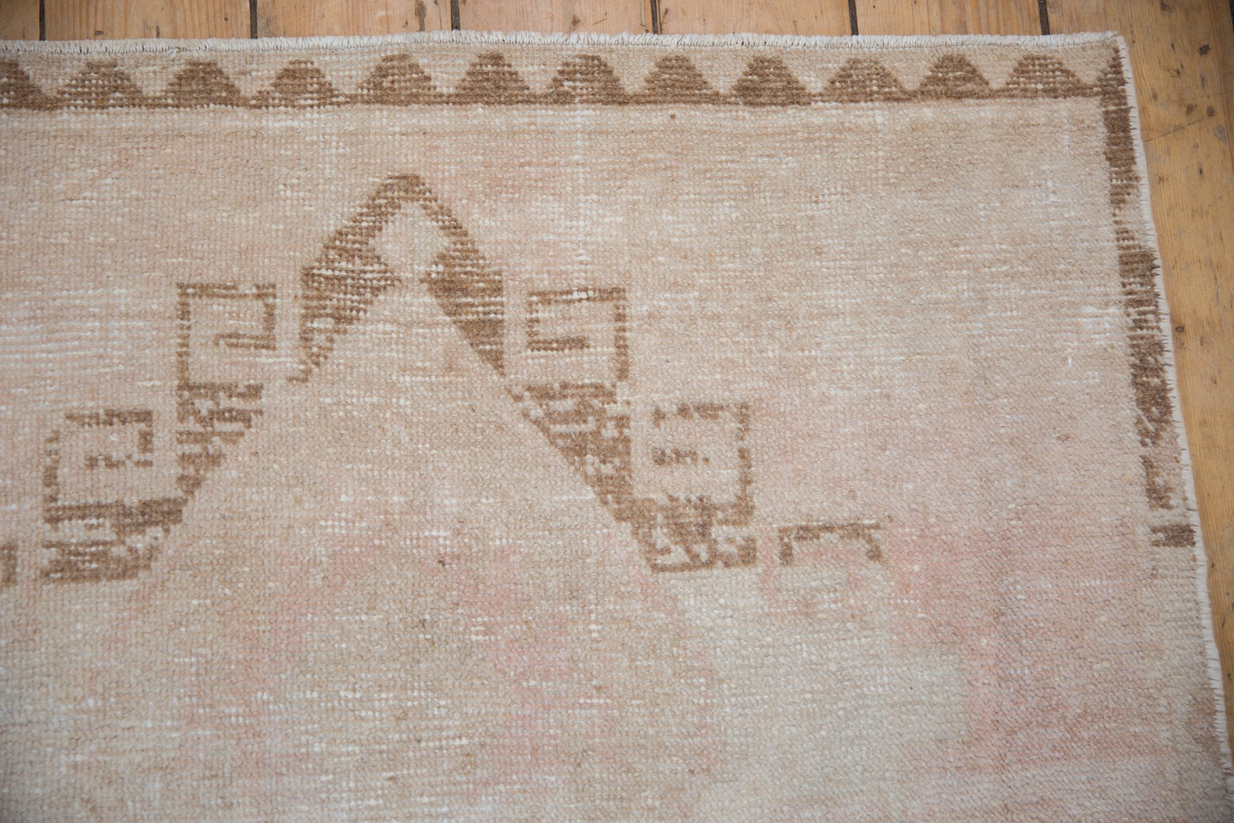 3.5x12.5 Vintage Distressed Oushak Rug Runner by Old New House® - product image 5 for Resin Society