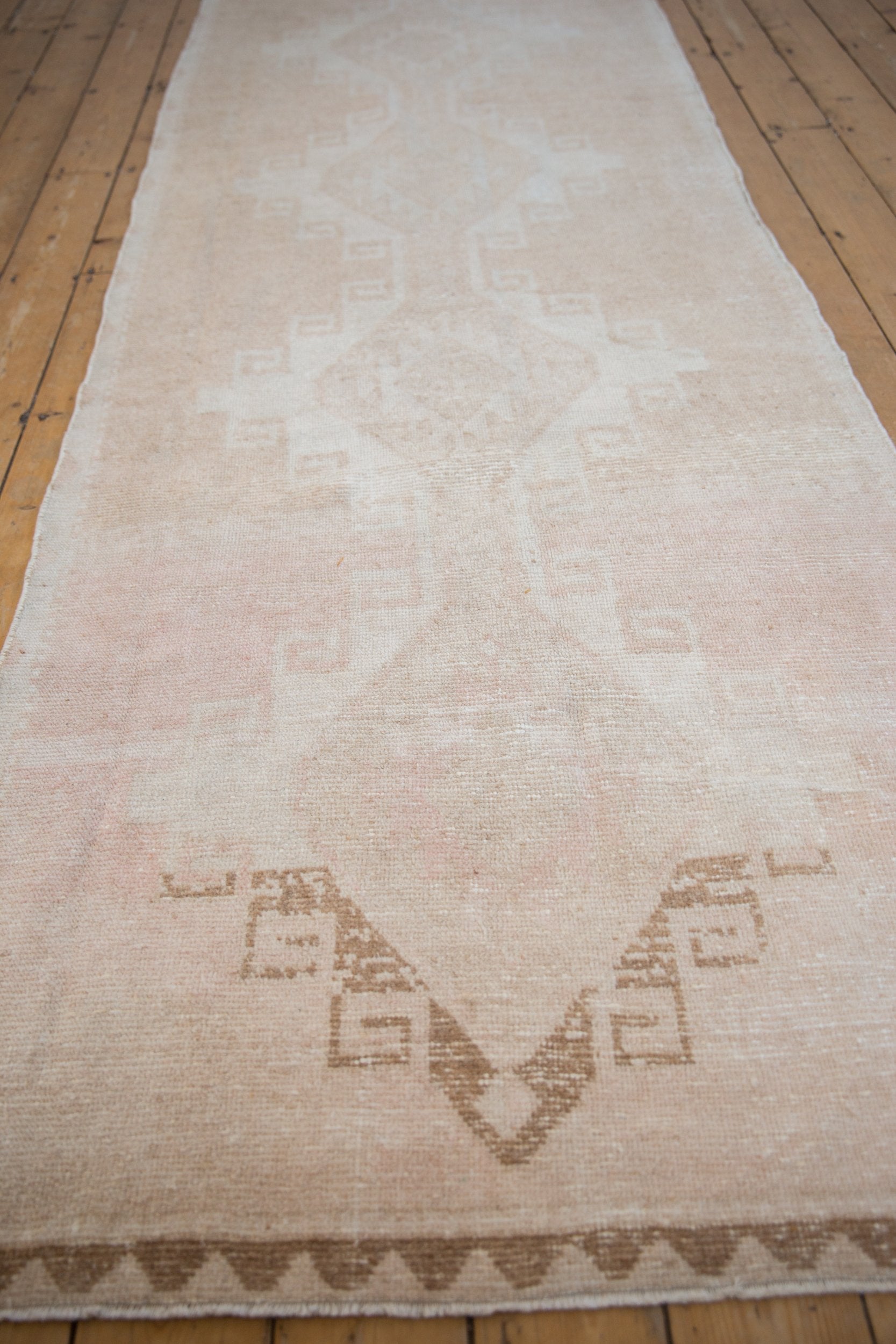 3.5x12.5 Vintage Distressed Oushak Rug Runner by Old New House® - product image 8 for Resin Society