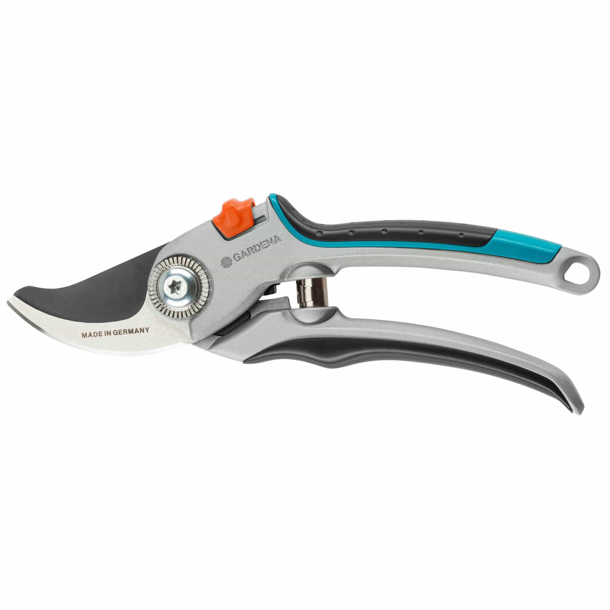 Gardena Alu Garden Secateurs B/L showing blades and handle