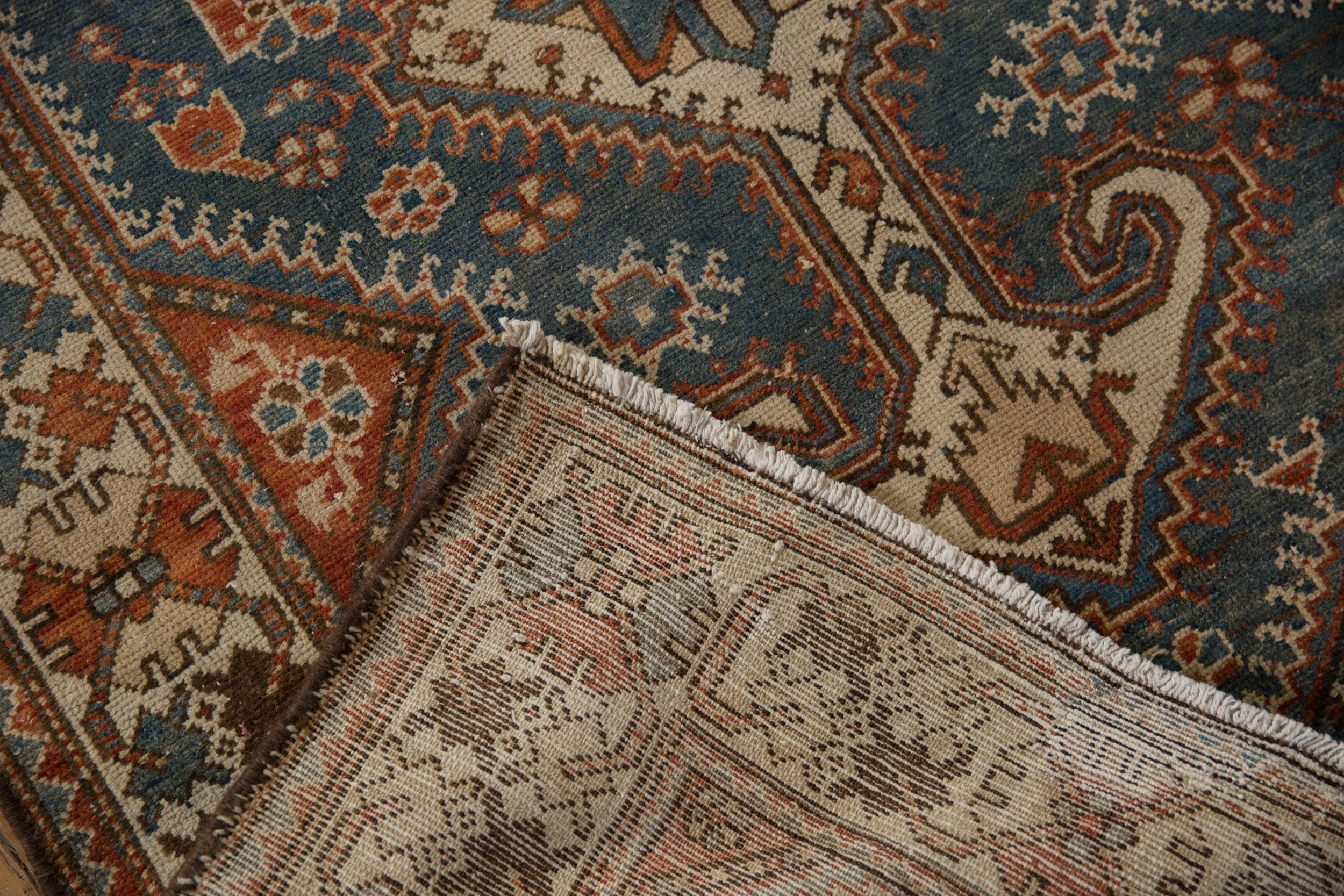 4x14 Vintage Distressed Hamadan Rug Runner by Old New House® - product image 12 for Resin Society