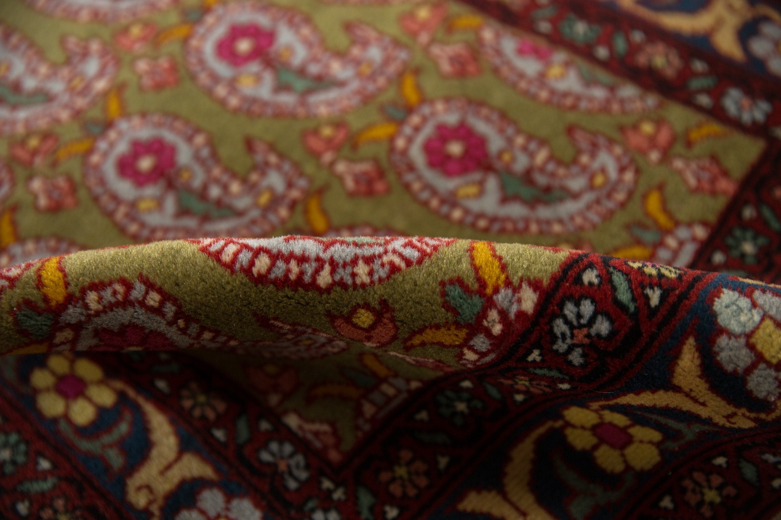 2x3 Vintage Farahan Sarouk Rug Mat by Old New House® - product image 7 for Resin Society