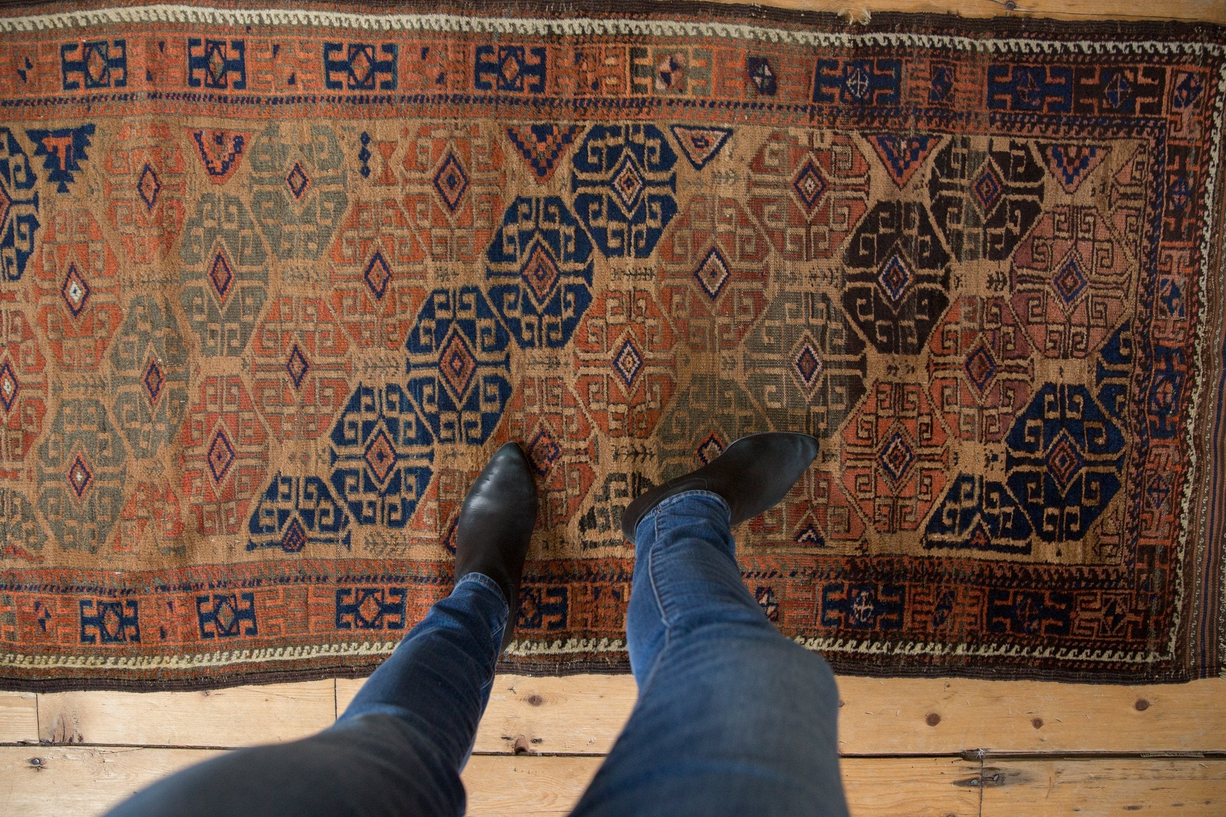 3x6 Antique Belouch Rug Runner by Old New House® - product image 2 for Resin Society