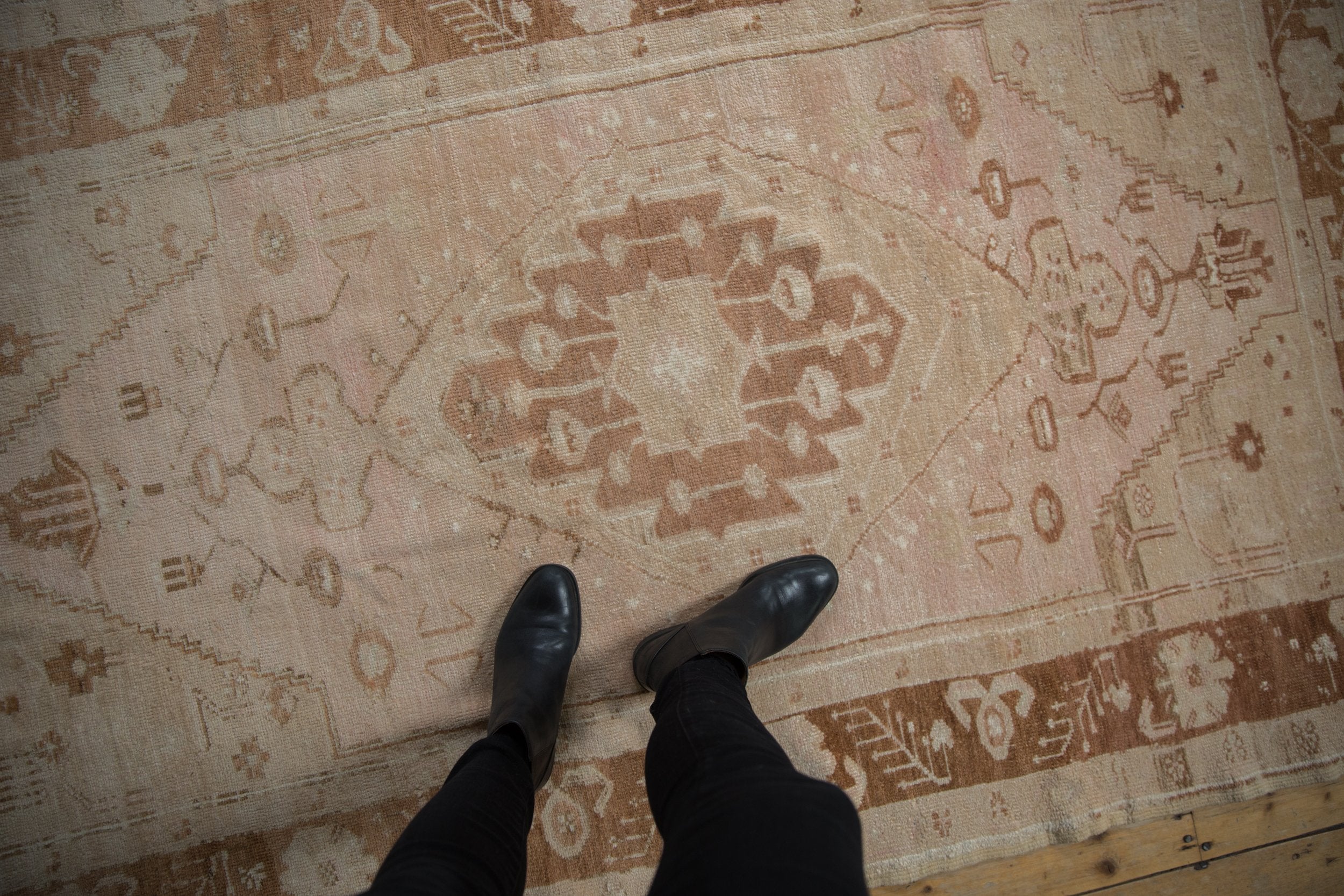 4.5x7.5 Vintage Distressed Oushak Rug by Old New House® - product image 2 for Resin Society