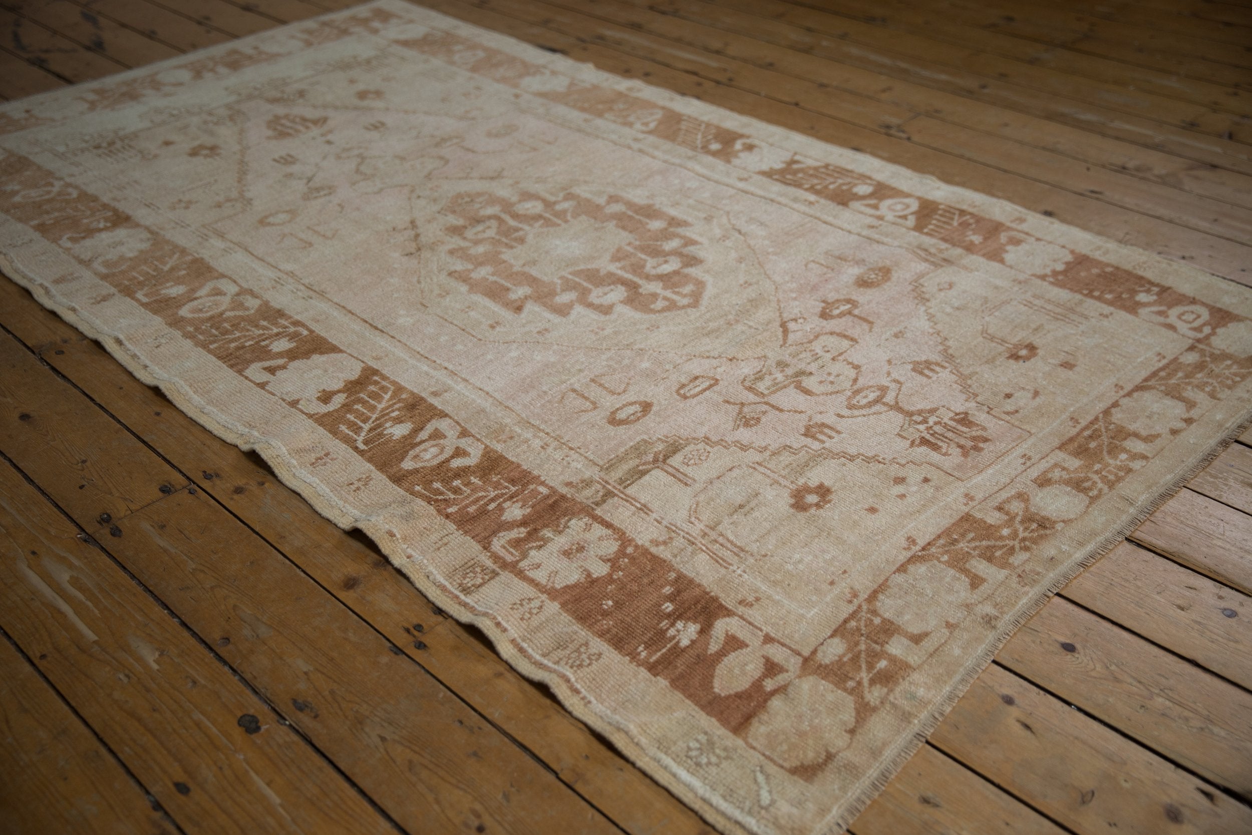 4.5x7.5 Vintage Distressed Oushak Rug by Old New House® - product image 5 for Resin Society