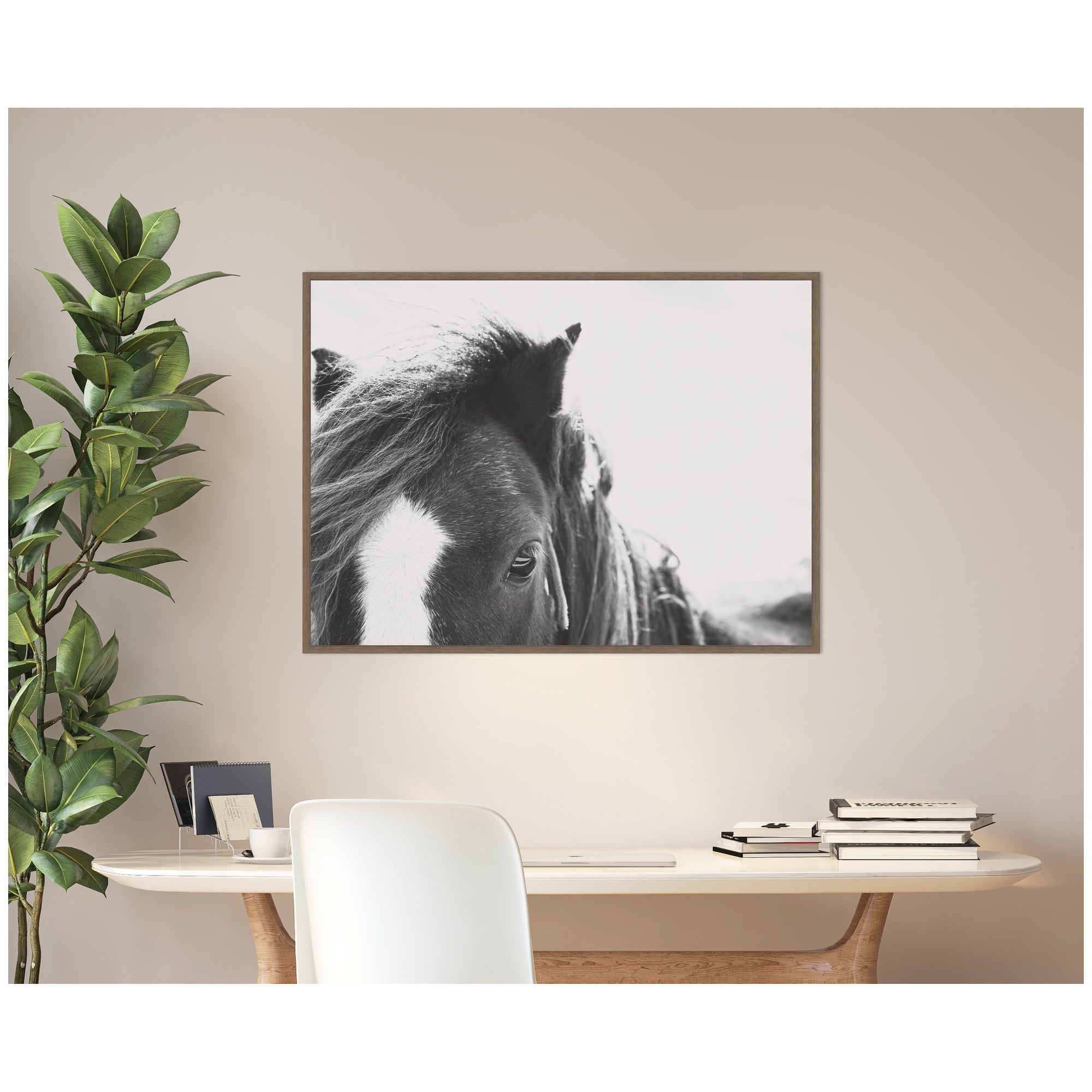 AA Noble by Alicia Abla Framed Canvas Wall Art Print
