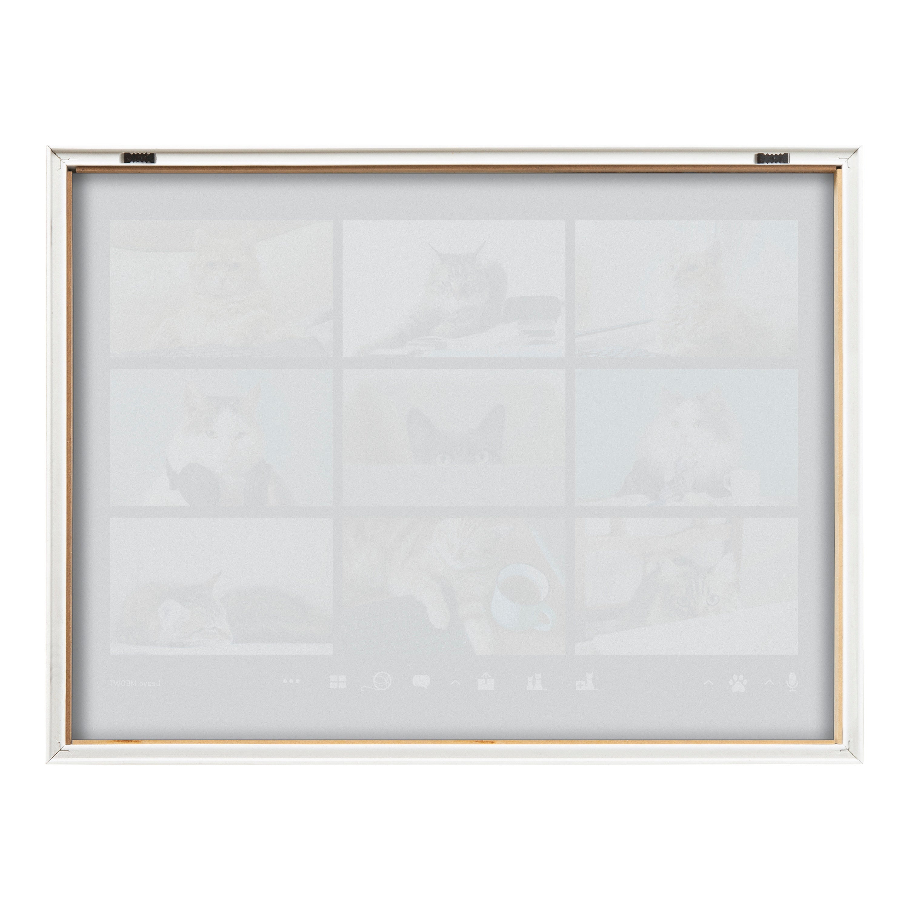 Blake Video Chat Cats Framed Printed Glass by The Creative Bunch Studio by kateandlaurel - product image 4 for Resin Society