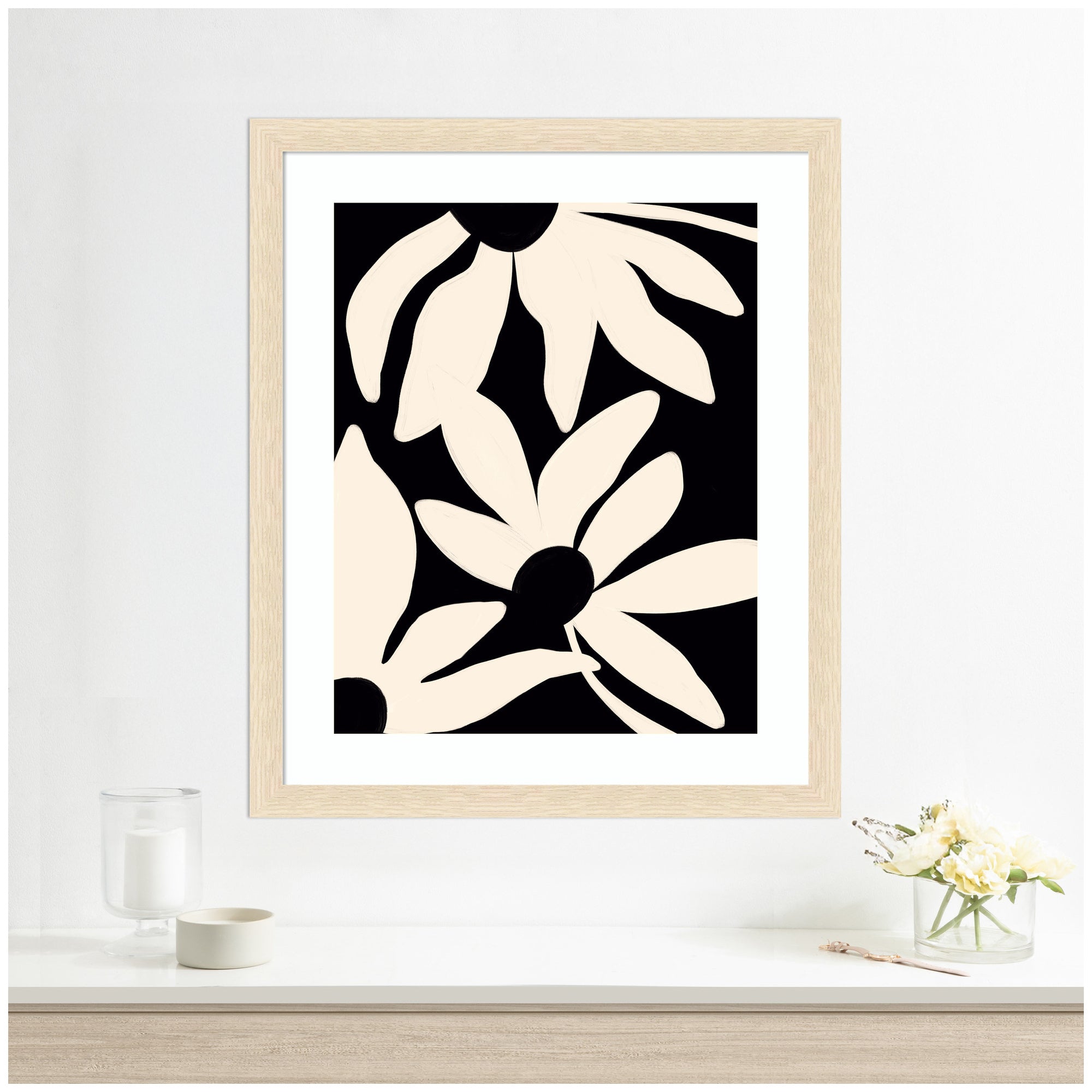 Framed Art Minimal Blooms by Alicia Bock
