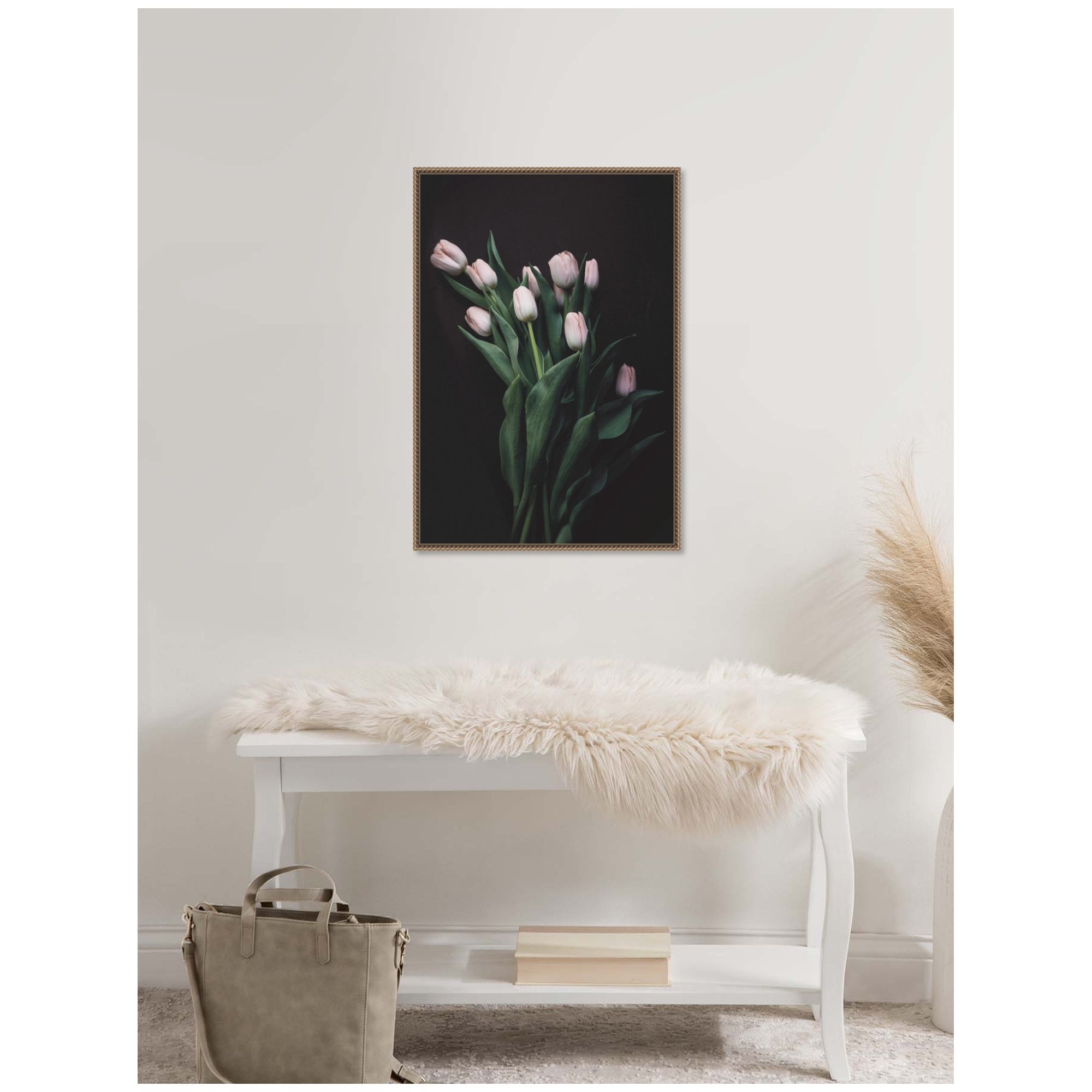 Blush Tulips by Emiko and Mark Franzen F2 Images Framed Canvas Wall Art Print