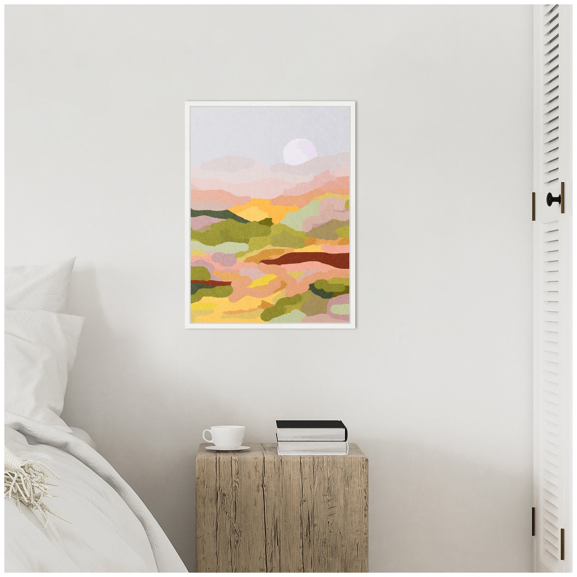 Sylvie Beautiful Landscape Framed Canvas by July Art Prints