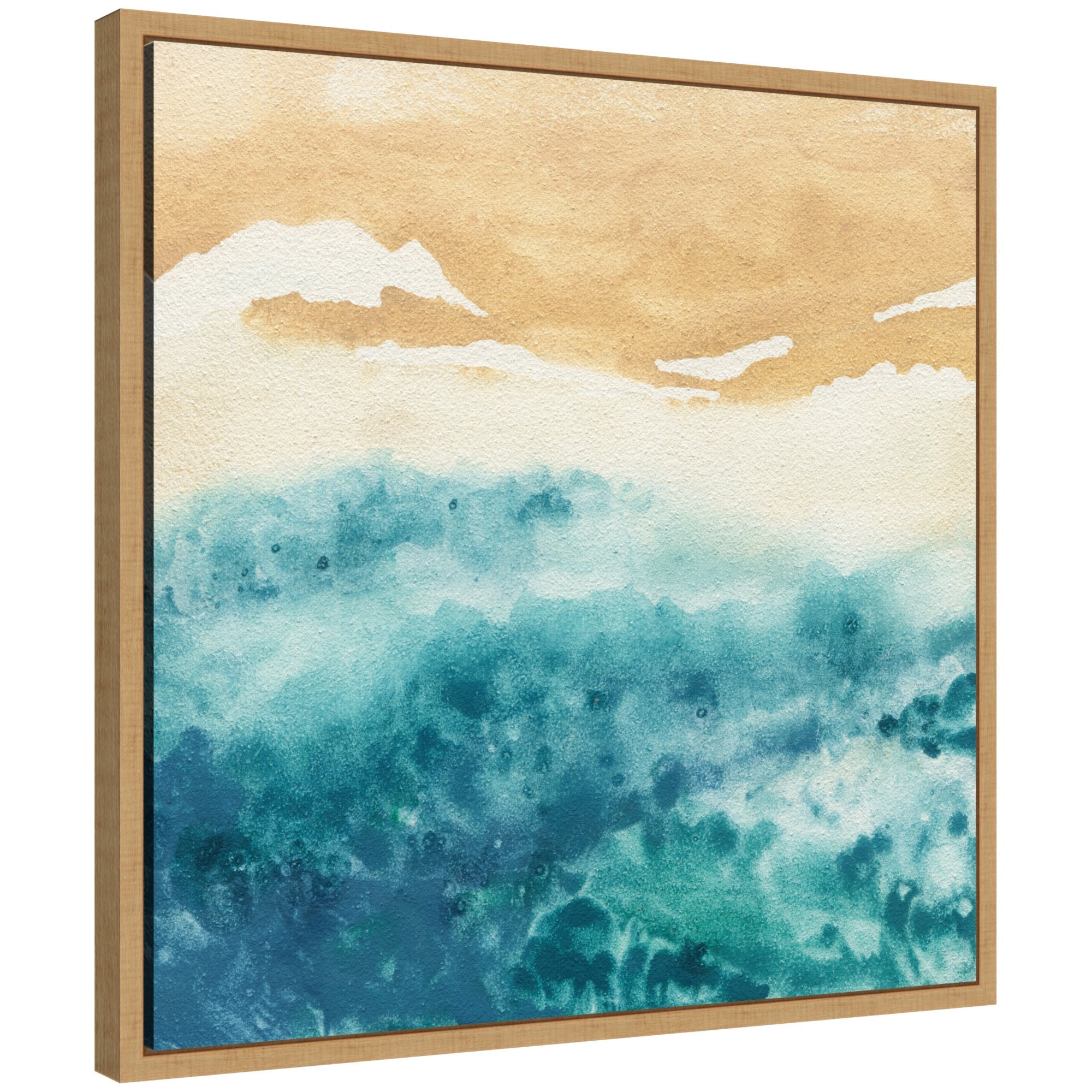 Sylvie On Warm Sand Framed Canvas by Janet Meinke-Lau by kateandlaurel