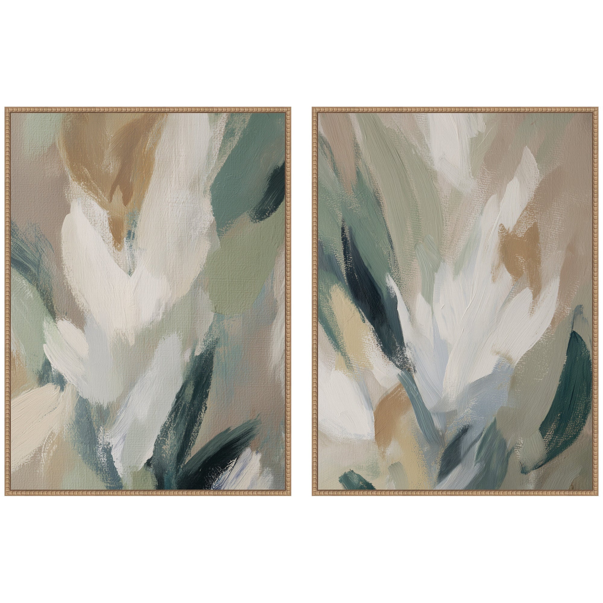 Plant Form No.
1 & No.
2 2 Piece Framed Canvas Wall Art Set by Amy Lighthall