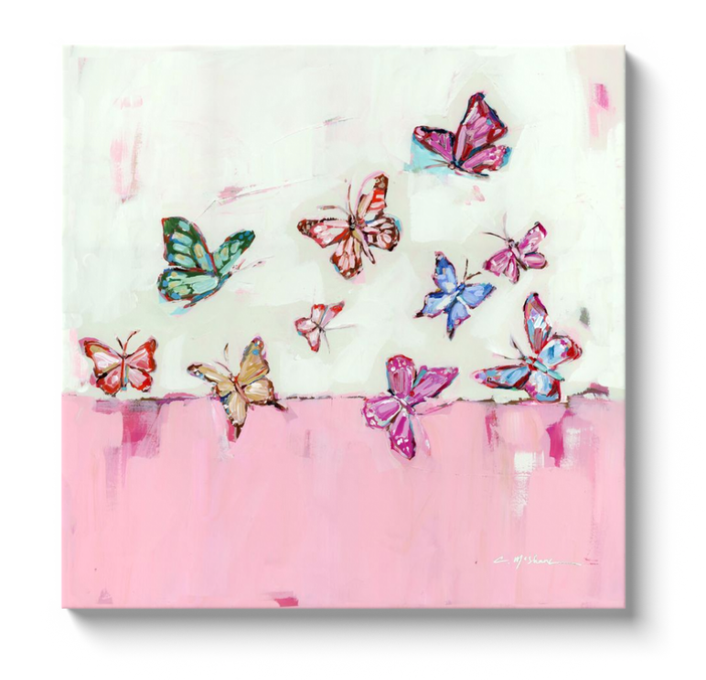 "Butterfly Wishes" on canvas by Chelsea McShane Art - product image 2 for Resin Society