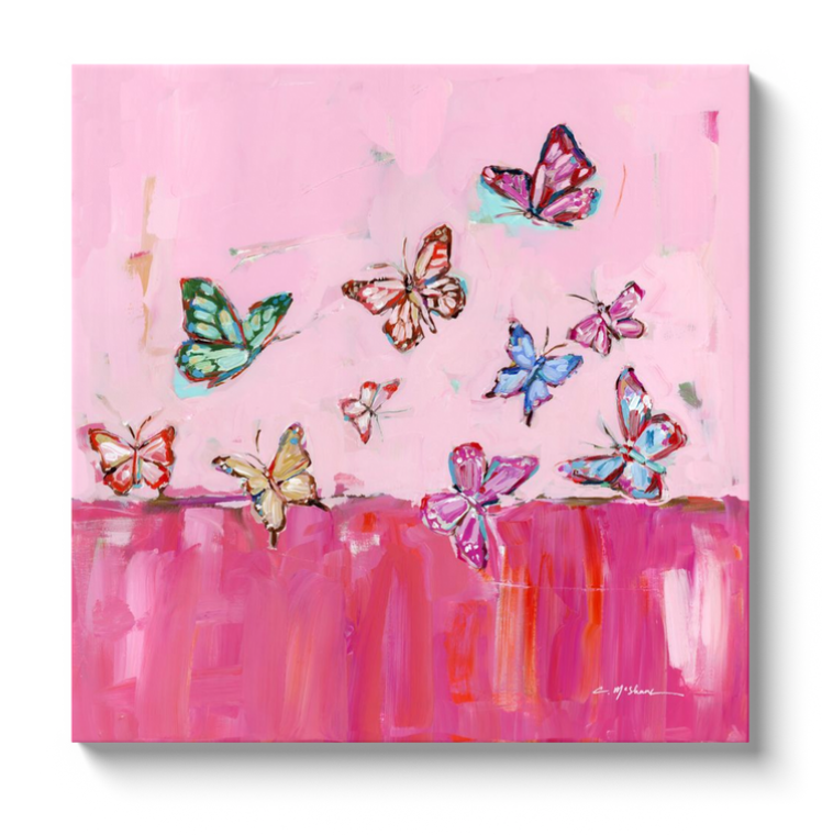 "Butterfly Wishes" on canvas by Chelsea McShane Art - product image 3 for Resin Society