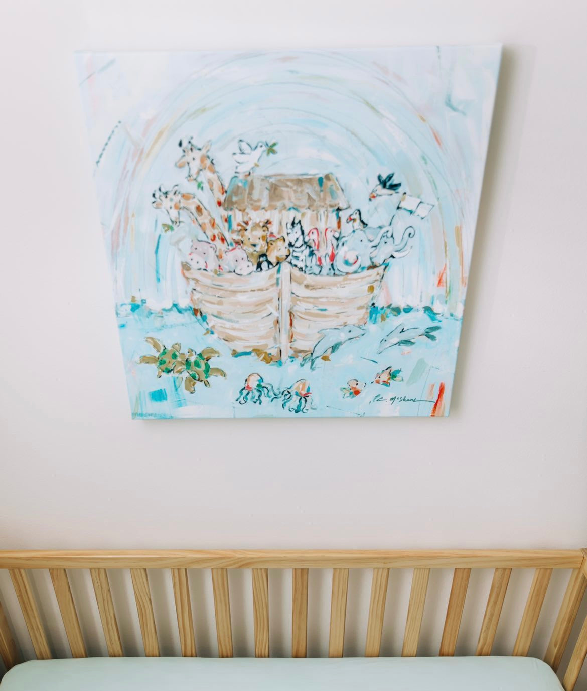 Noah's ark III on canvas by Chelsea McShane Art - product image 2 for Resin Society