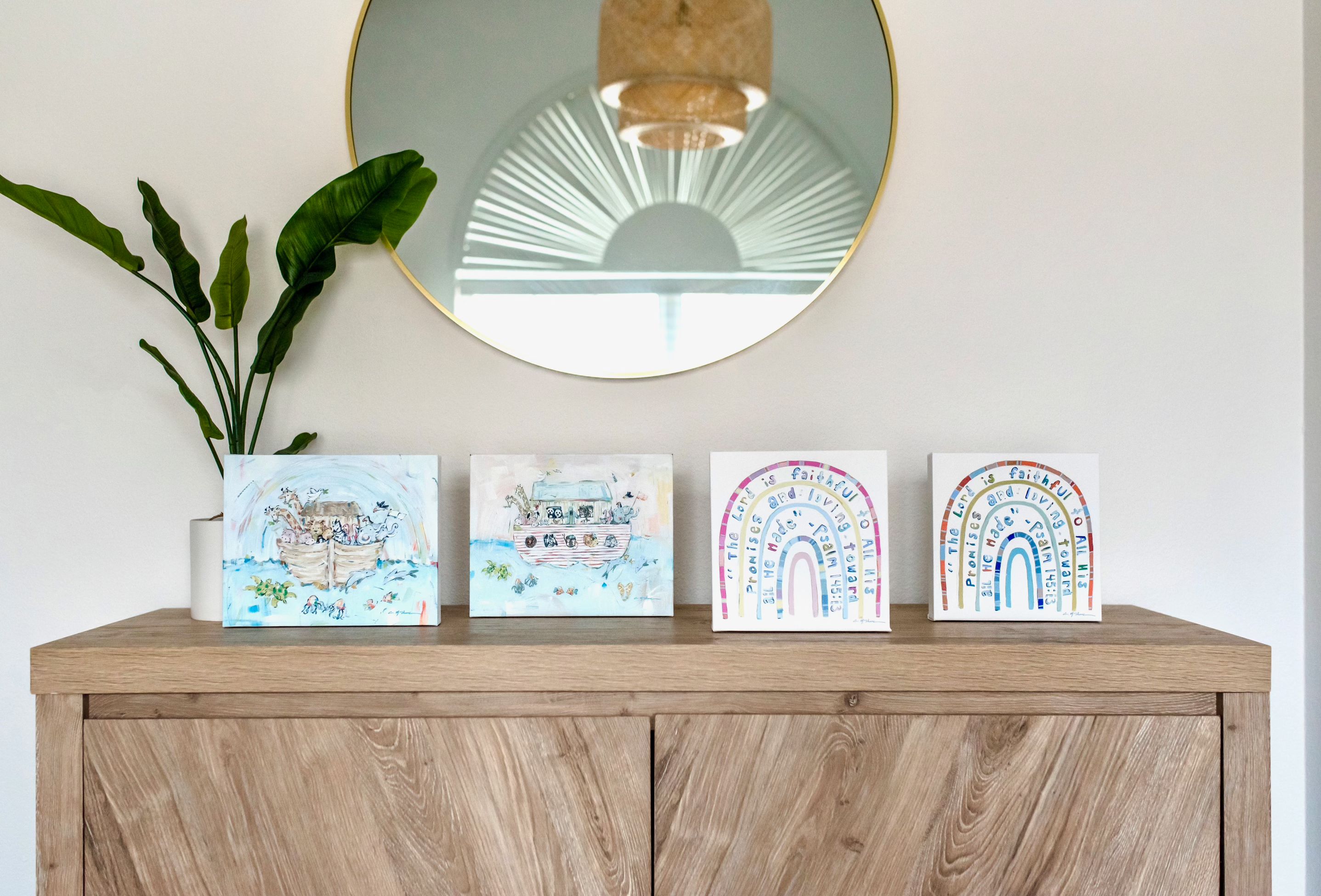 Noah's ark III on canvas by Chelsea McShane Art - product image 5 for Resin Society