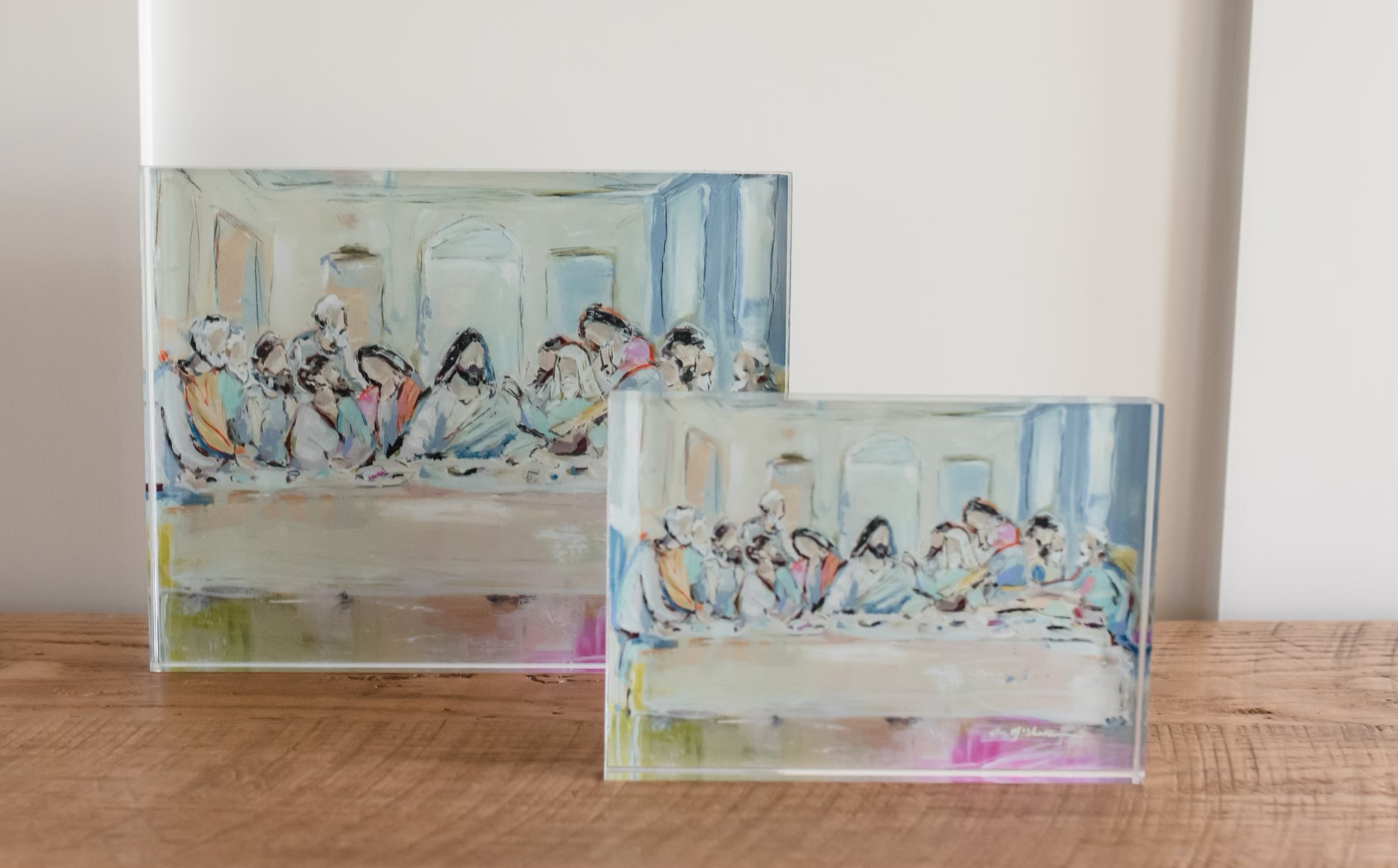 "Legacy Meal II" acrylic block