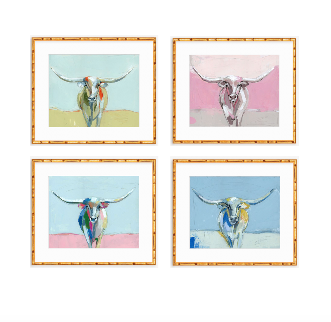 Longhorns Fine Art Prints by Chelsea McShane Art - product image 3 for Resin Society