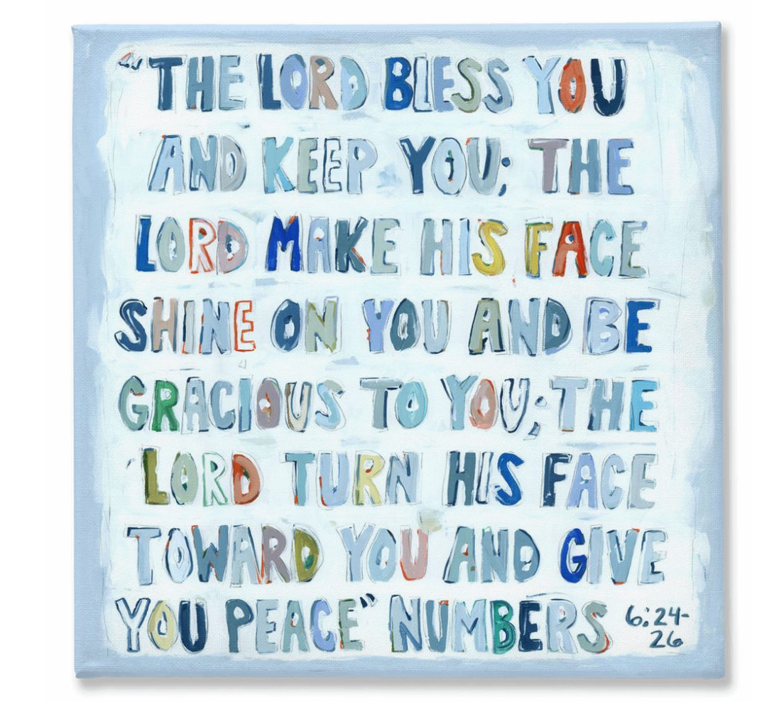 Numbers 6:24-26 on canvas by Chelsea McShane Art - product image 6 for Resin Society