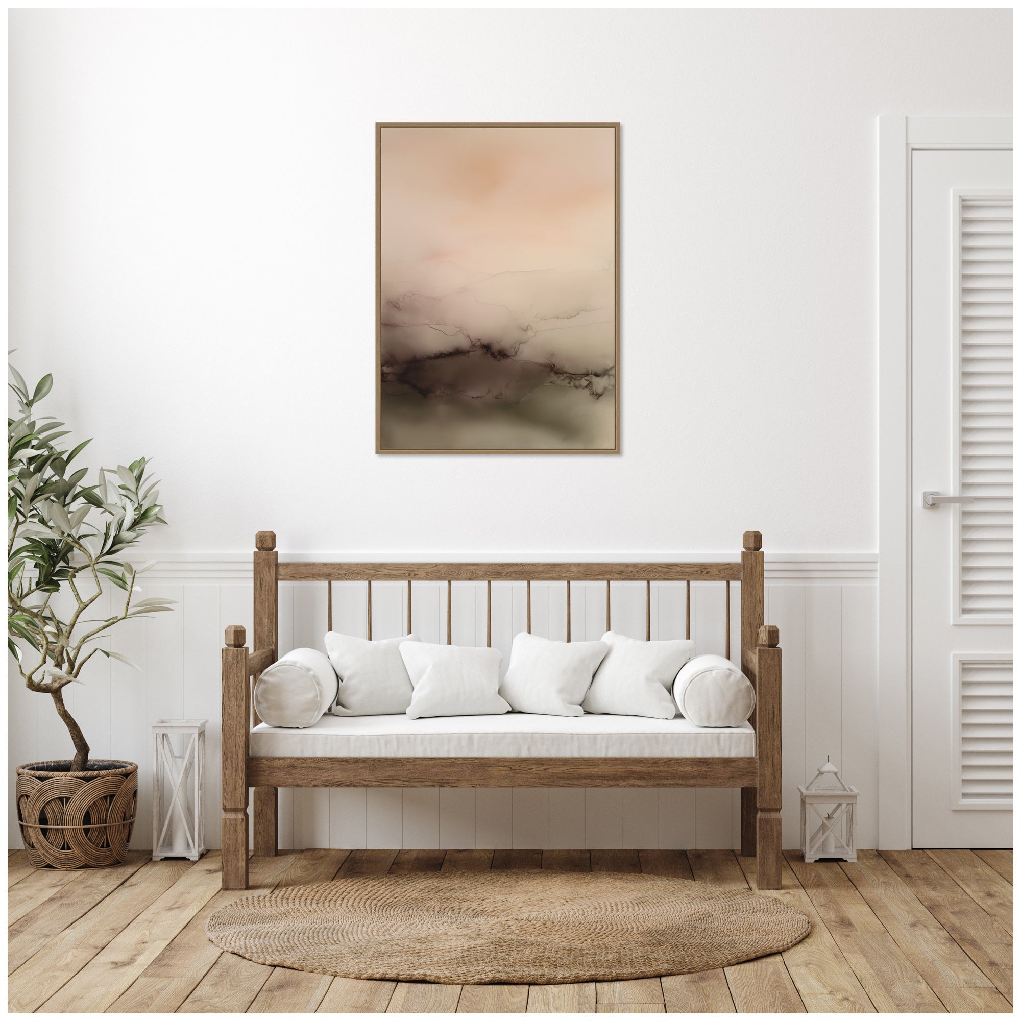 Dawn No.
1 by Amy Lighthall Framed Canvas Wall Art Print