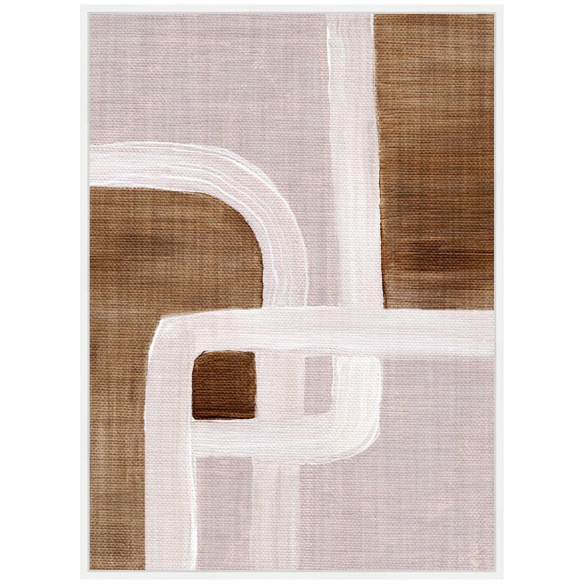 Sylvie Rhythmic Lines ll Framed Canvas by Nikita Jariwala