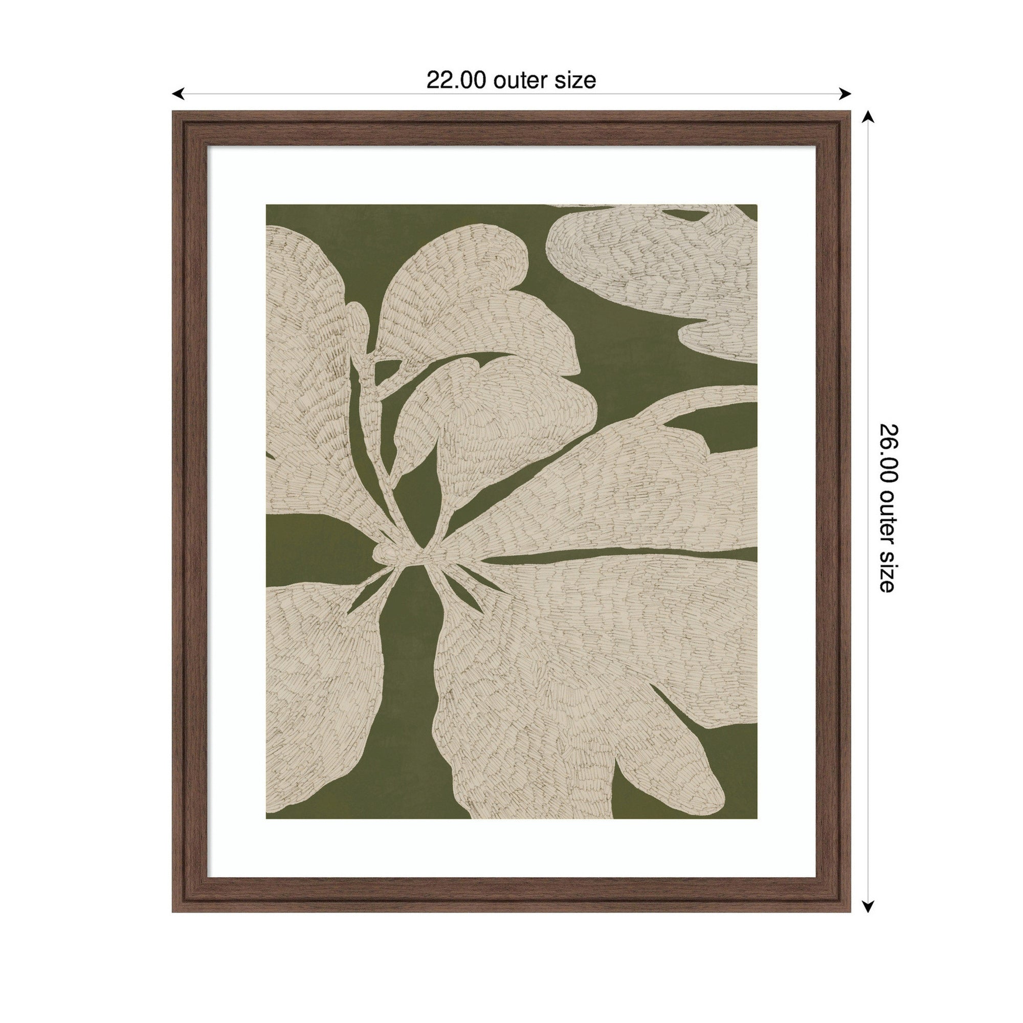 Leafy Whispers by Treechild Framed Wall Art Print