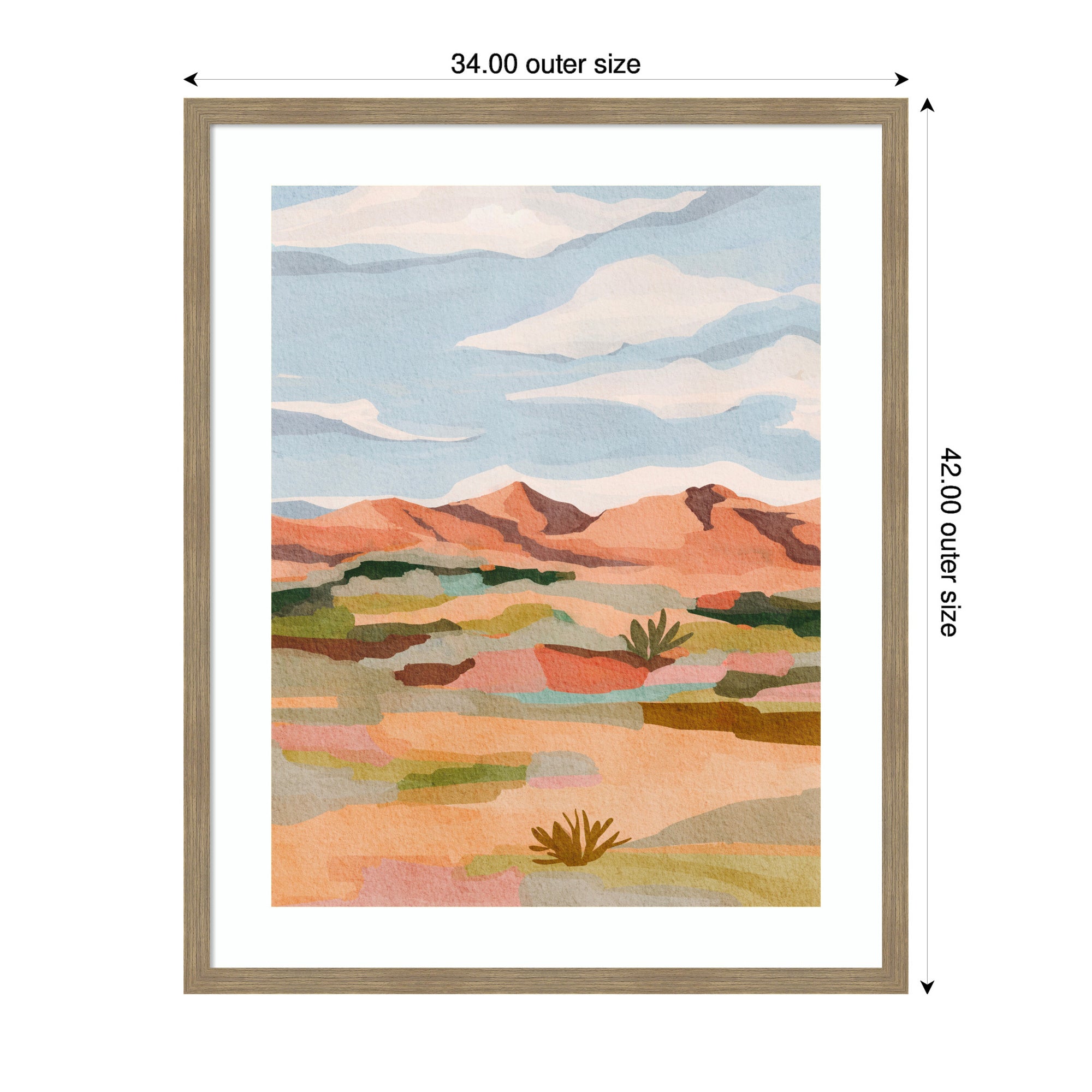 Framed Art Southwestern Dreams l by Nikita Jariwala
