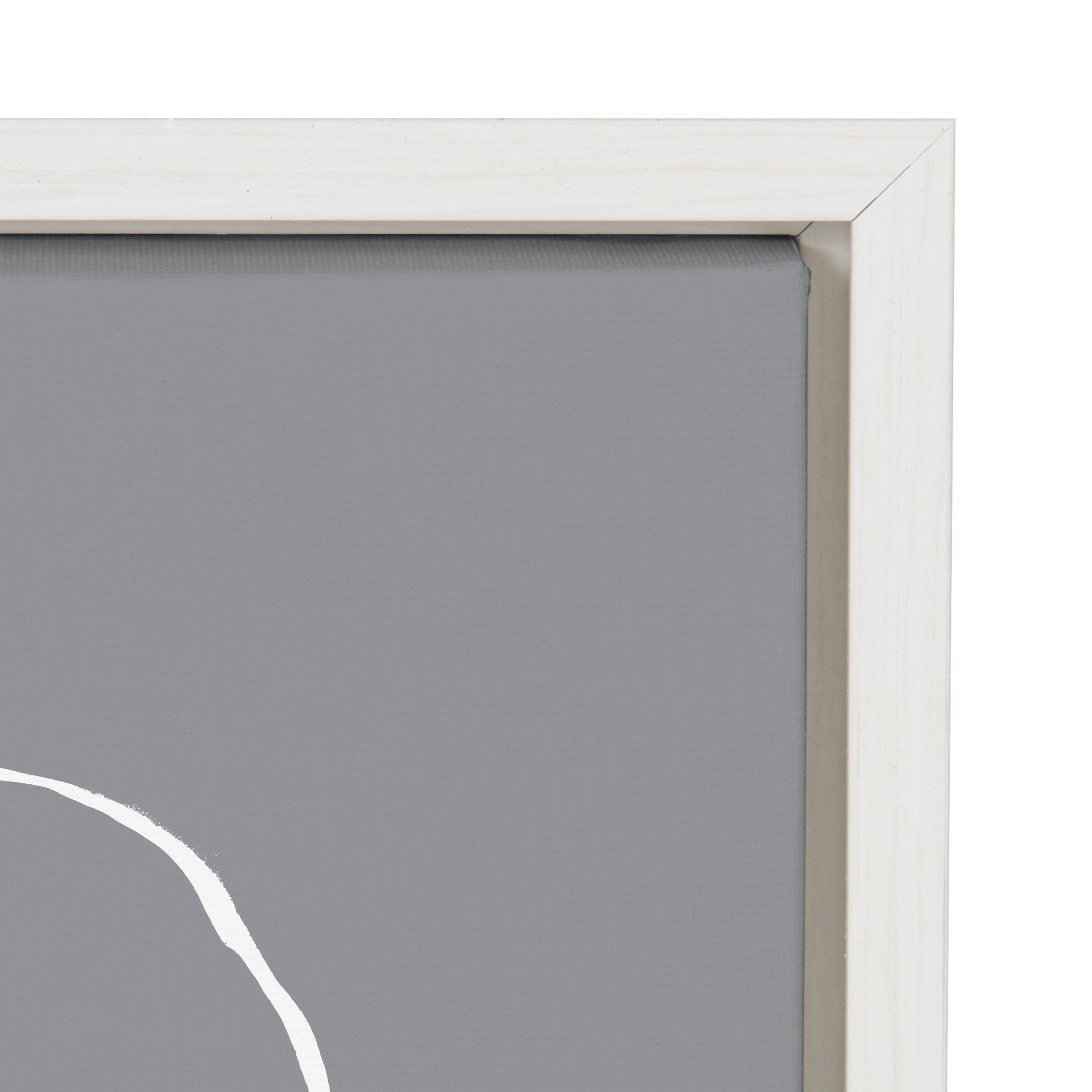 Sylvie Gray Going in Circles Framed Canvas Set by kateandlaurel - product image 16 for Resin Society