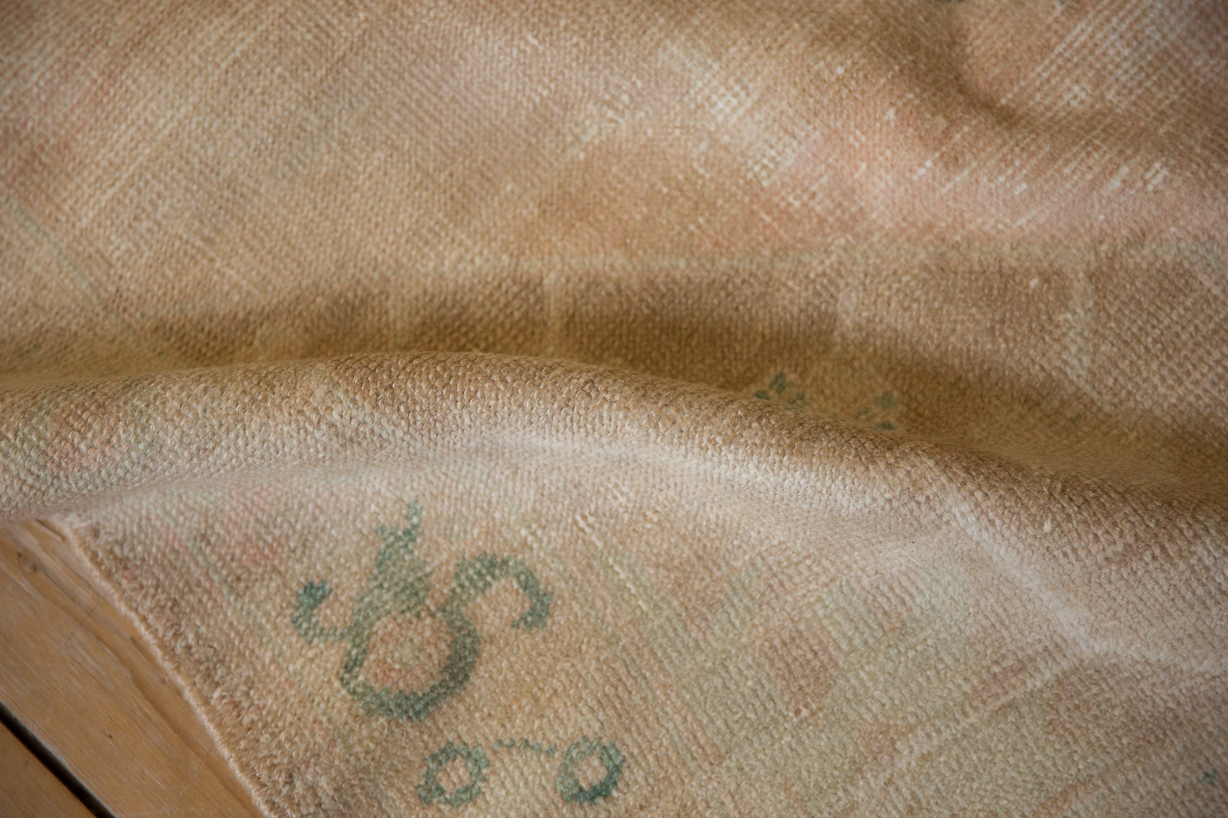 4x9.5 Vintage Distressed Oushak Rug Runner by Old New House® - product image 10 for Resin Society