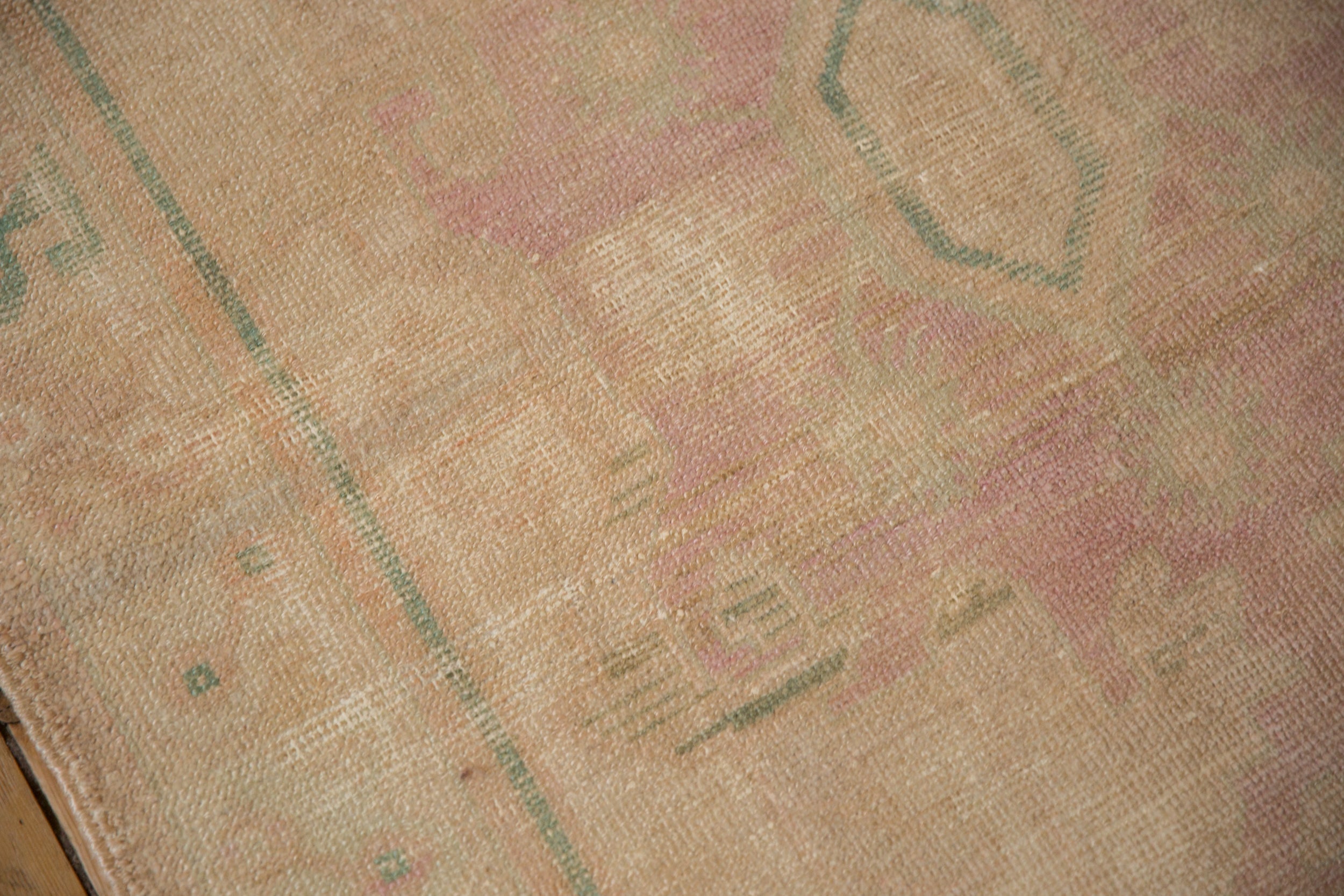 4x9.5 Vintage Distressed Oushak Rug Runner by Old New House® - product image 12 for Resin Society