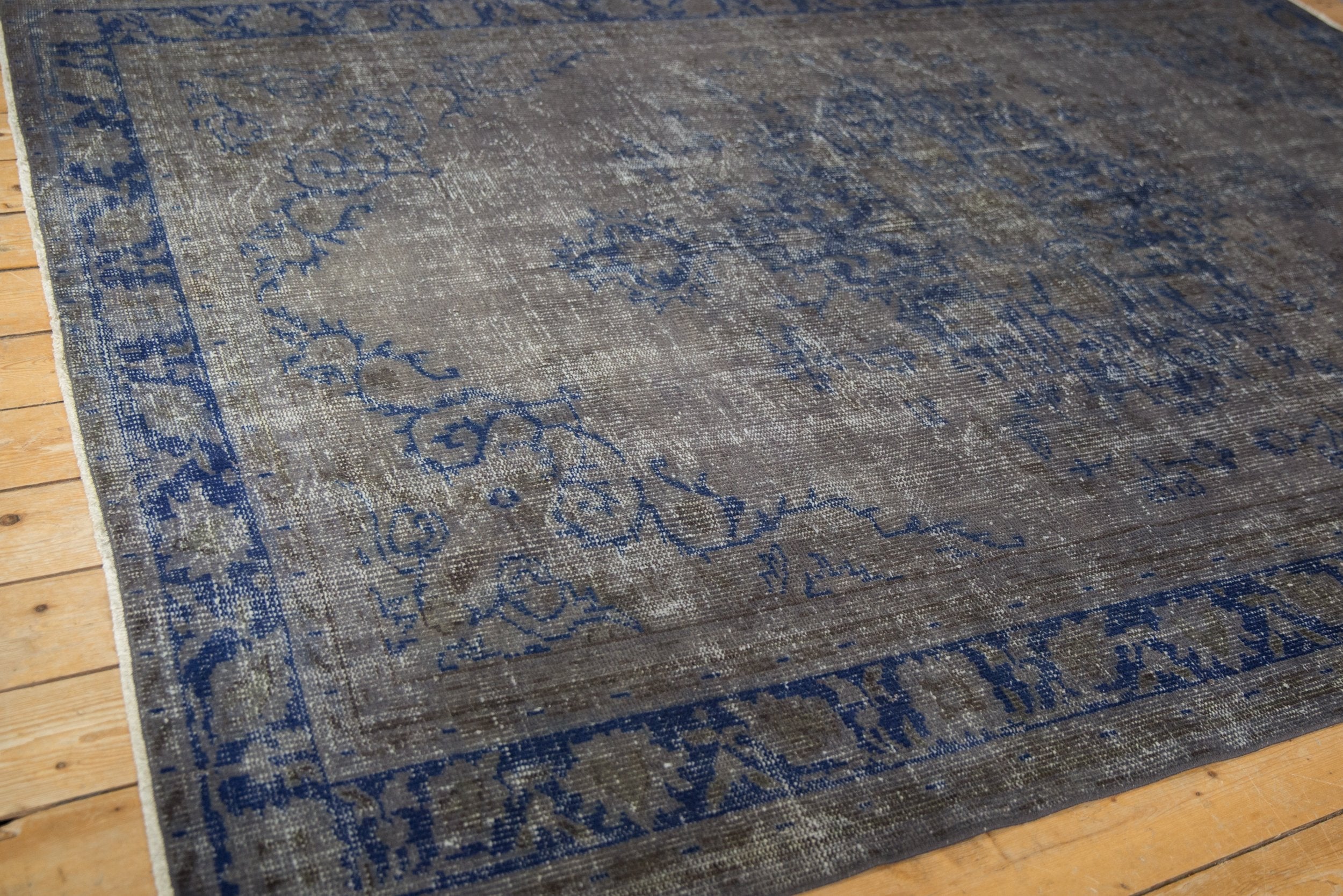 6.5x9 Vintage Distressed Overdyed Oushak Carpet by Old New House® - product image 5 for Resin Society