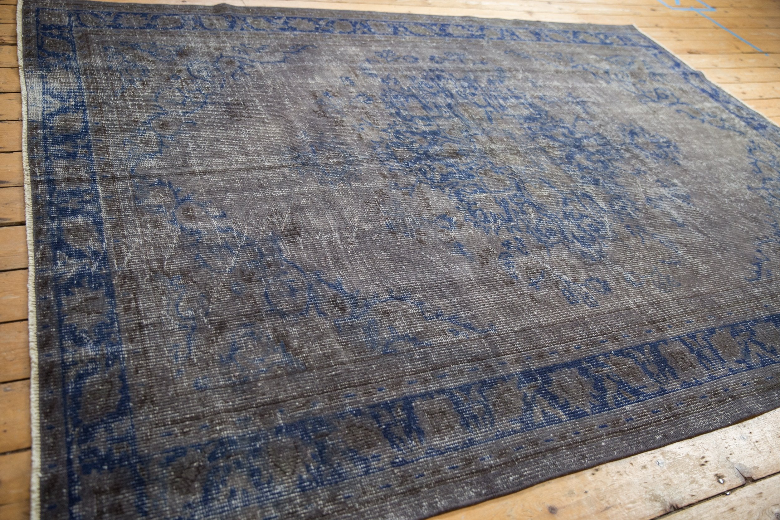 6.5x9 Vintage Distressed Overdyed Oushak Carpet by Old New House® - product image 7 for Resin Society