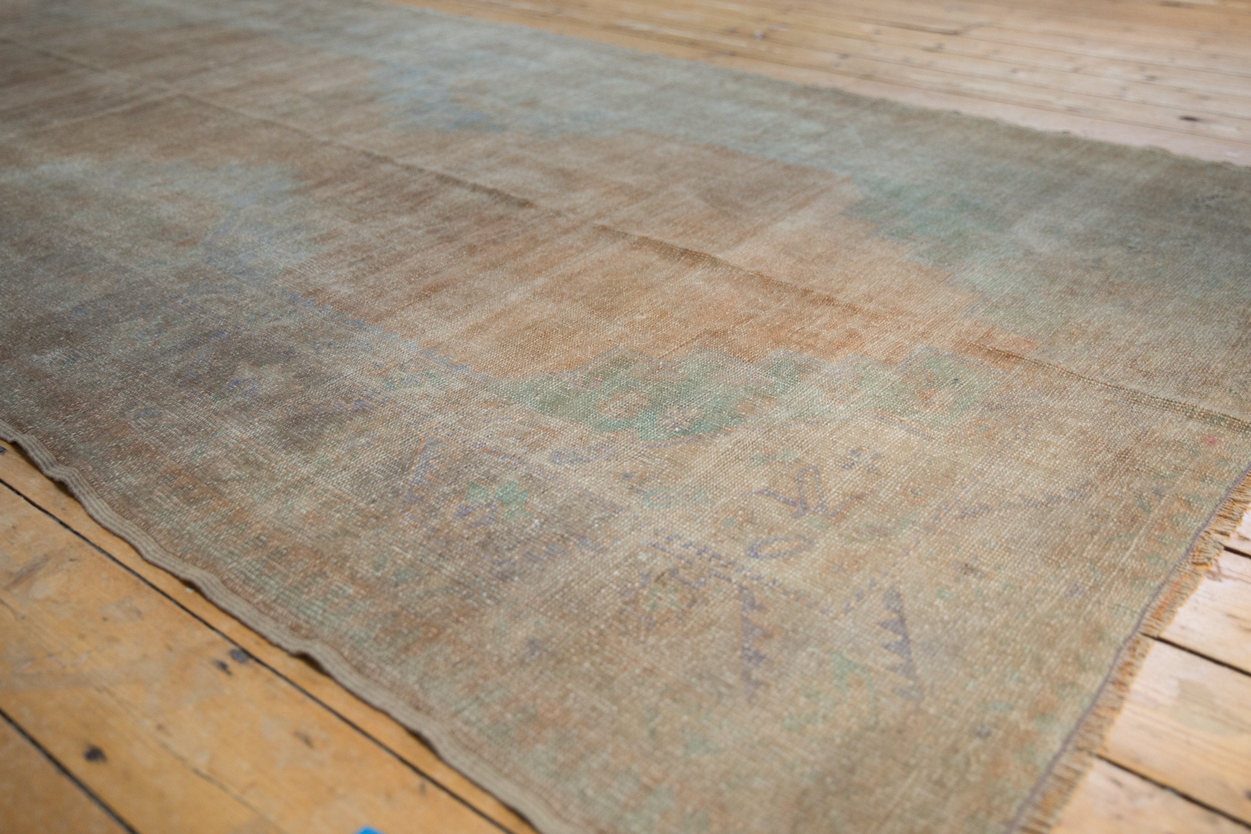 5x12.5 Vintage Distressed Oushak Rug Runner by Old New House® - product image 3 for Resin Society