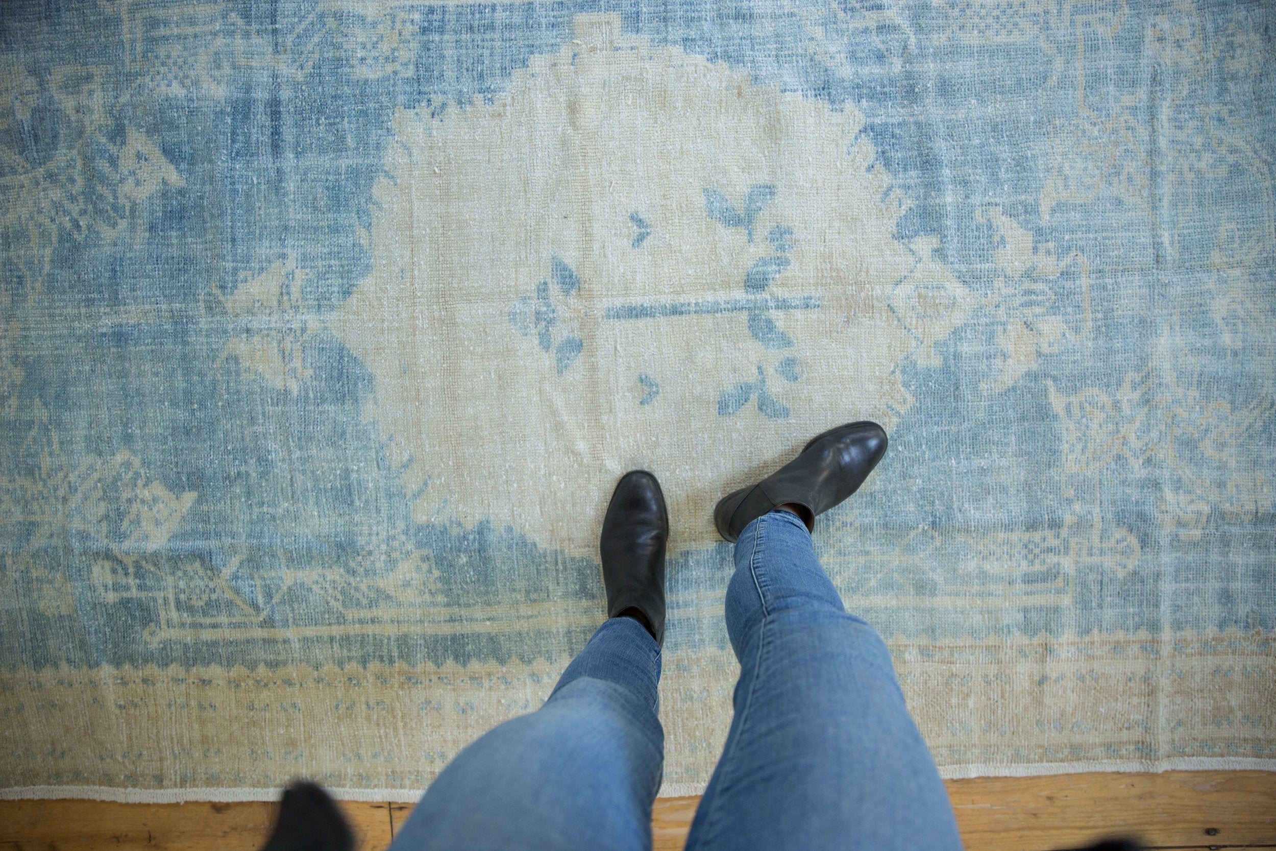 5x8 Vintage Distressed Oushak Carpet by Old New House® - product image 2 for Resin Society