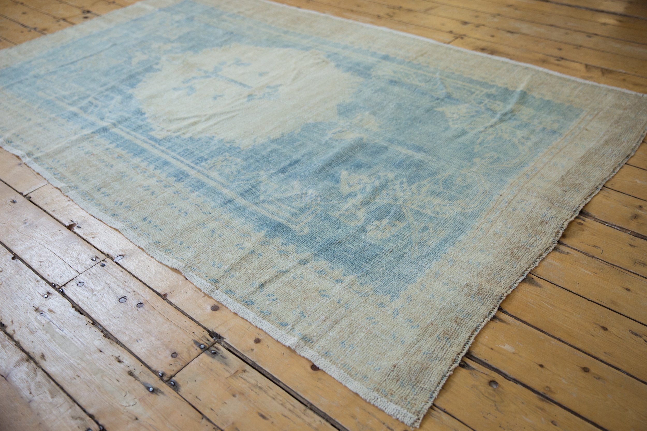 5x8 Vintage Distressed Oushak Carpet by Old New House® - product image 7 for Resin Society