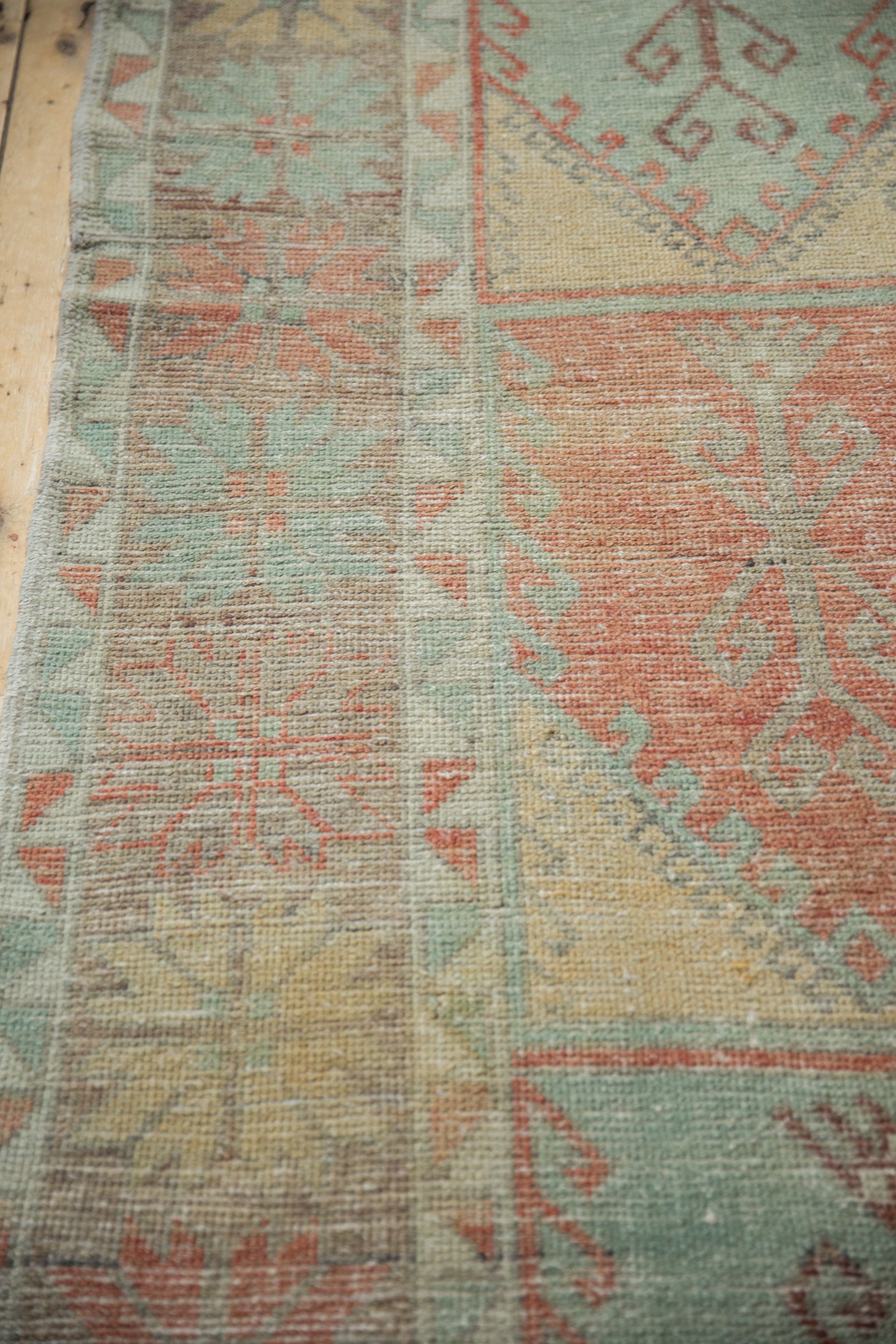 5.5x12 Vintage Distressed Oushak Rug Runner by Old New House® - product image 4 for Resin Society